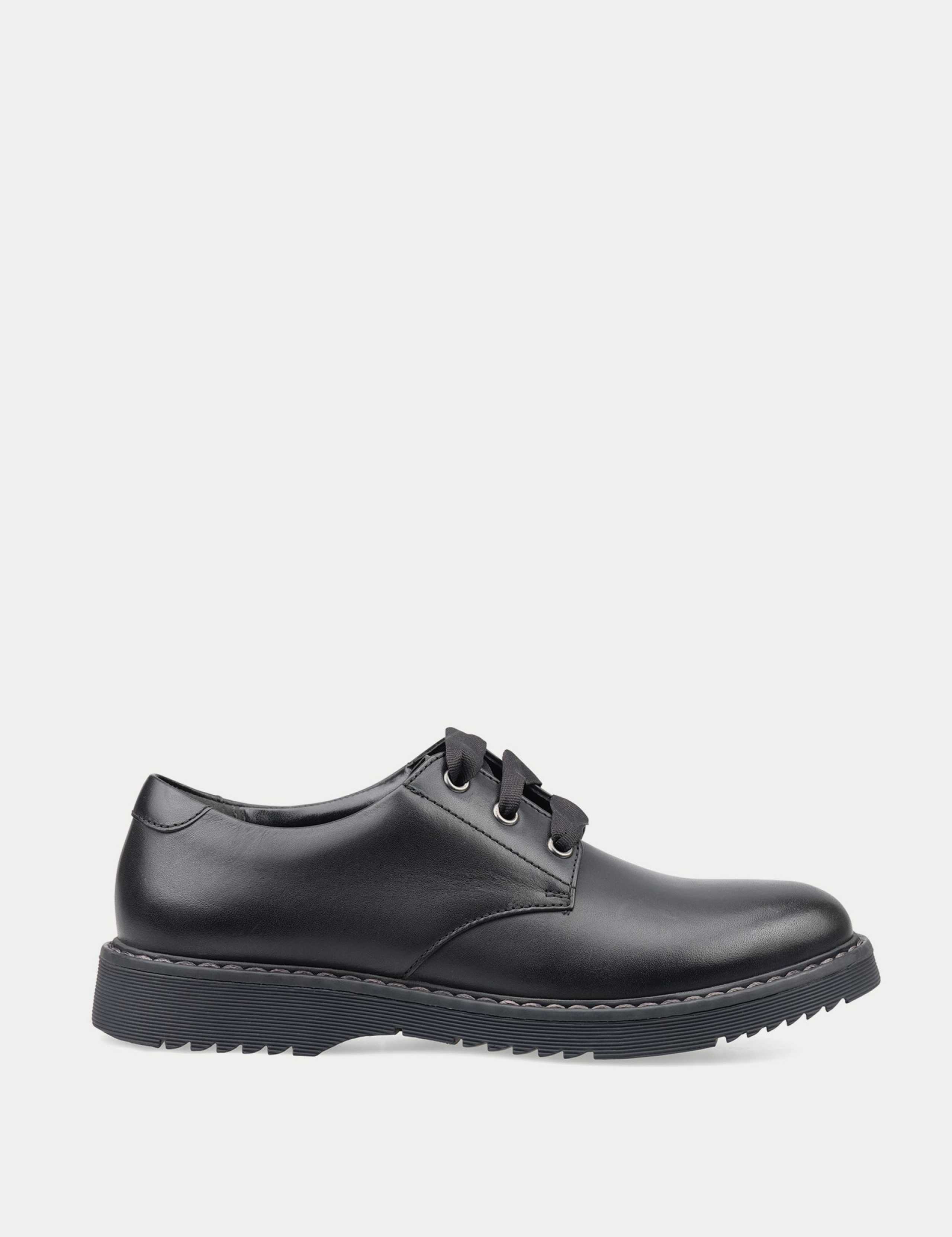 Leather School Shoes (12½ Small - 9 Large) 1 of 5