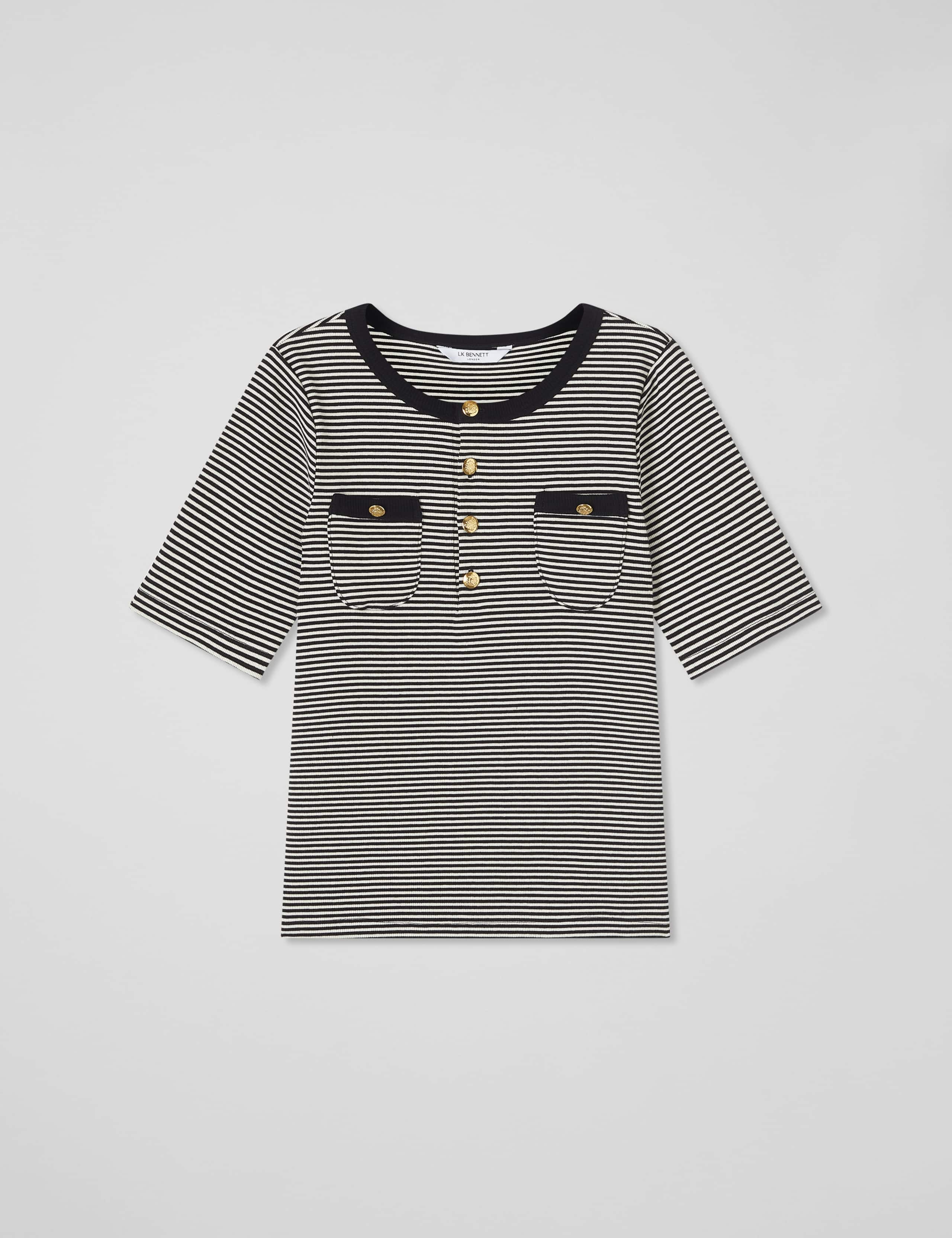 Cotton Rich Striped T-Shirt 4 of 4