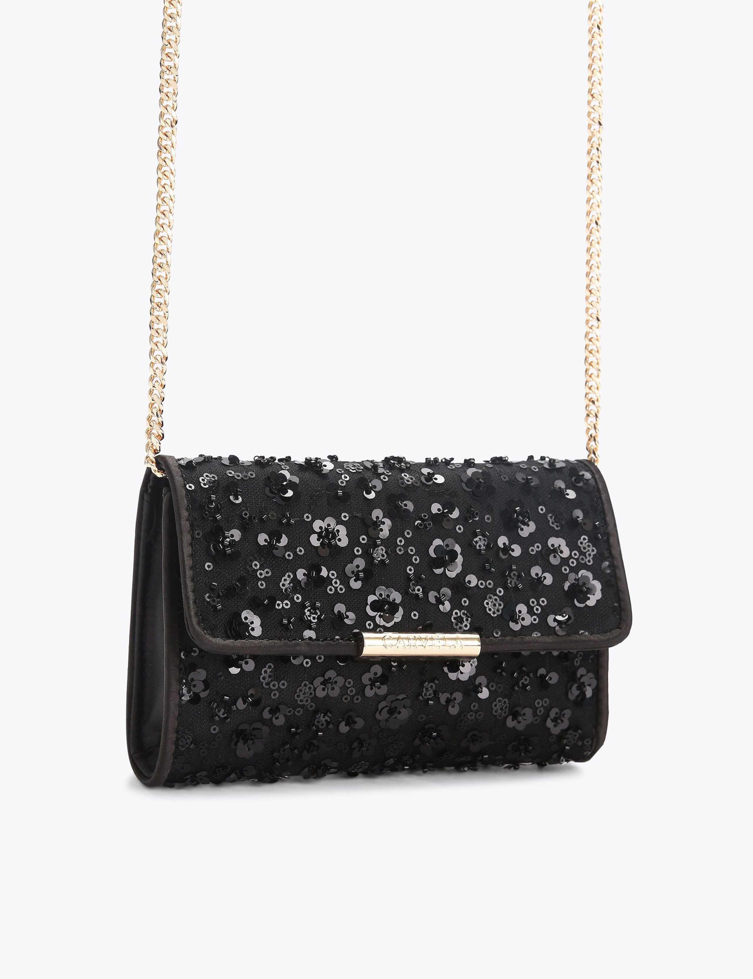 Beaded Chain Strap Clutch Bag 2 of 4