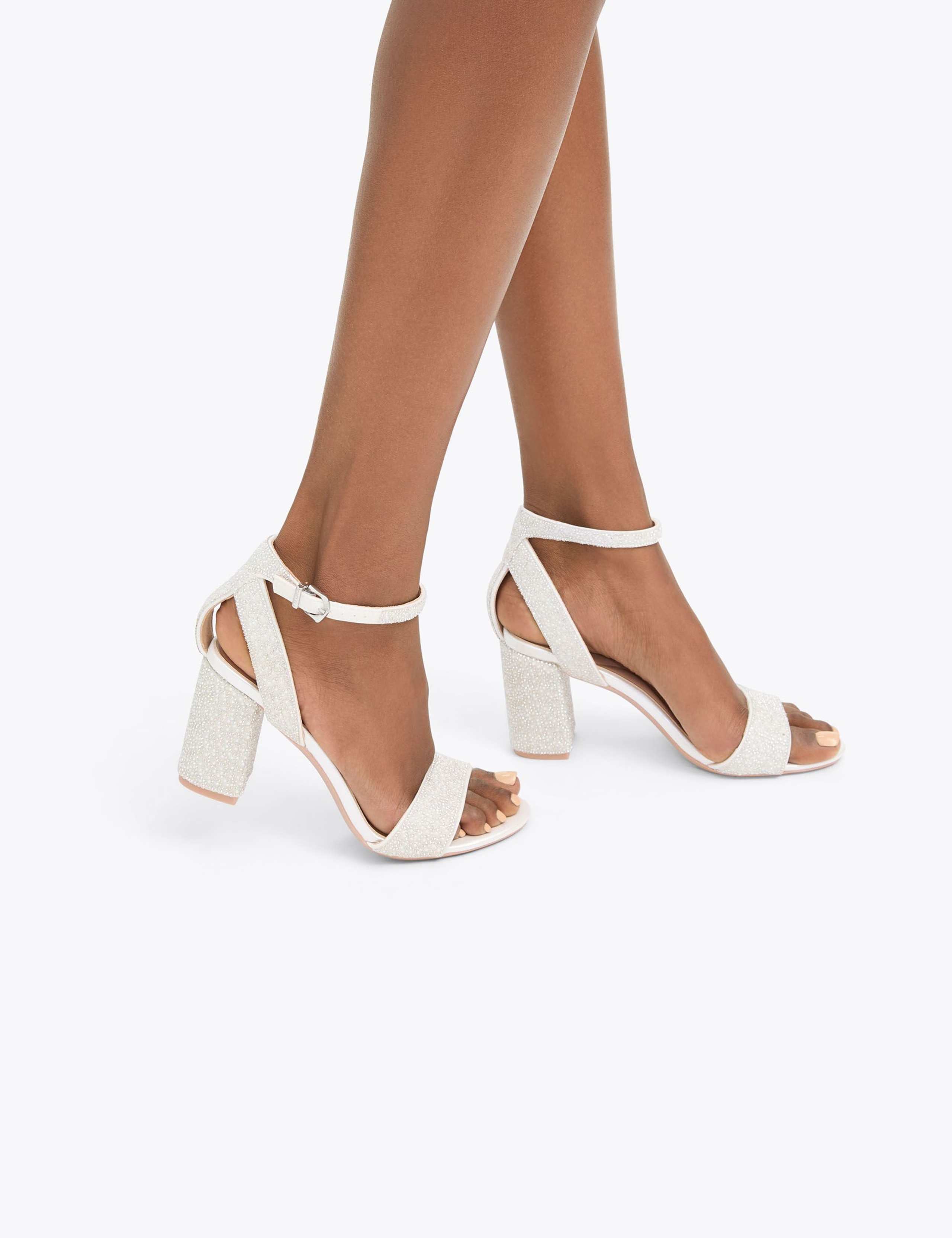 Embellished Block Heel Sandals 2 of 5