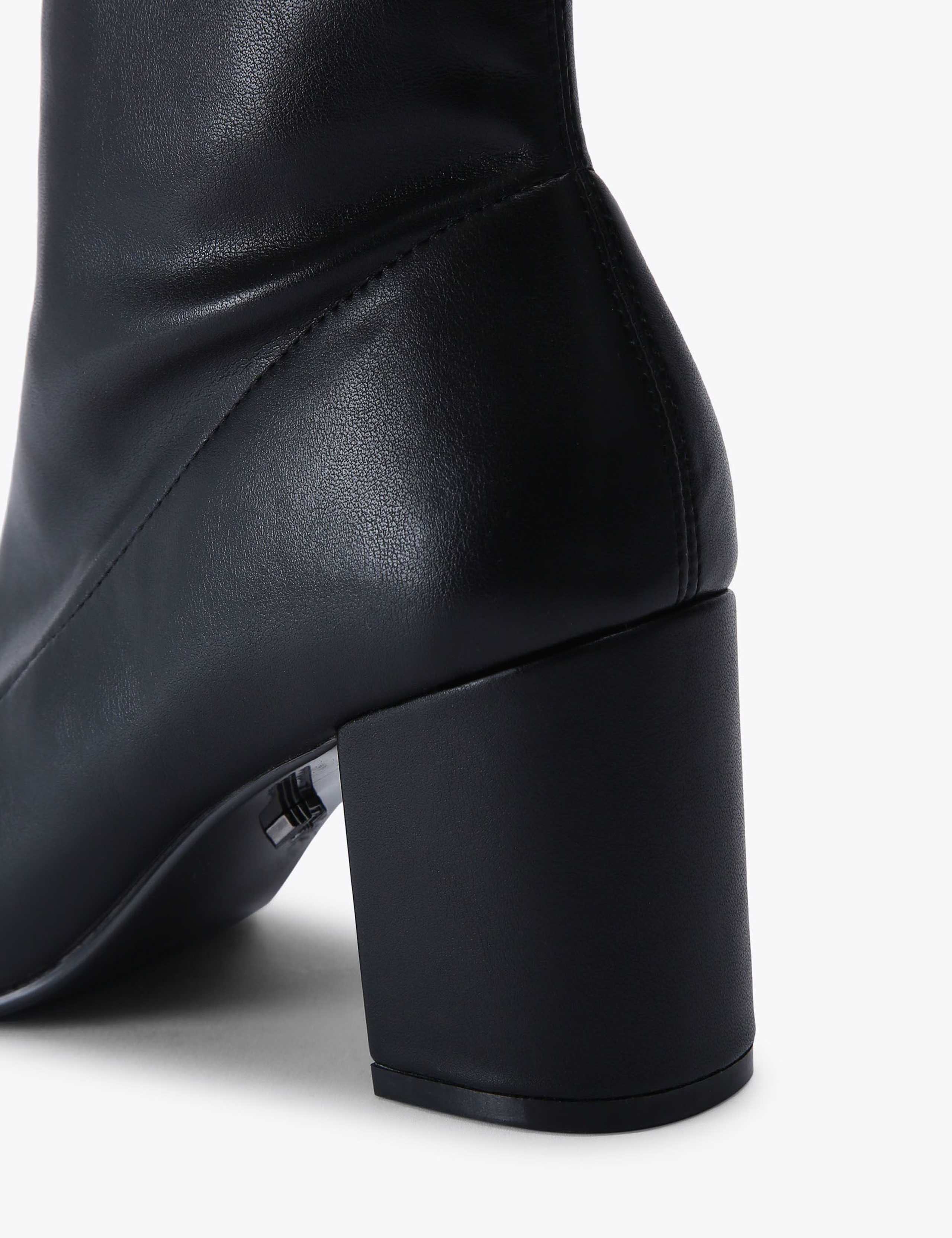 Block Heel Square Toe Ankle Boots 4 of 6