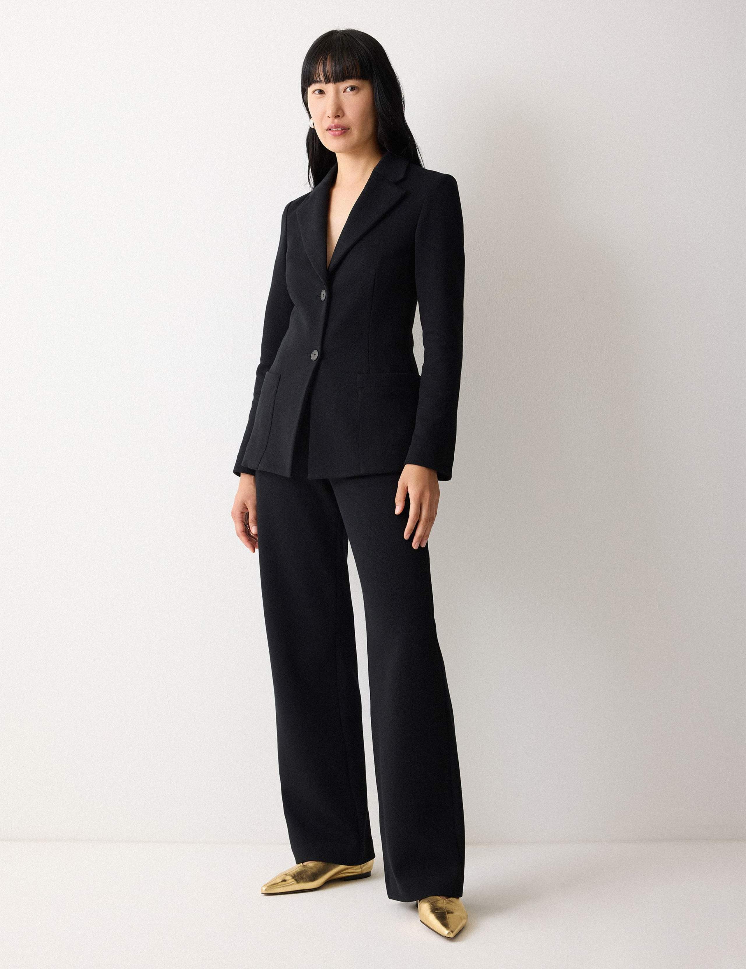 Leather Flat Pointed Ballet Pumps 6 of 6