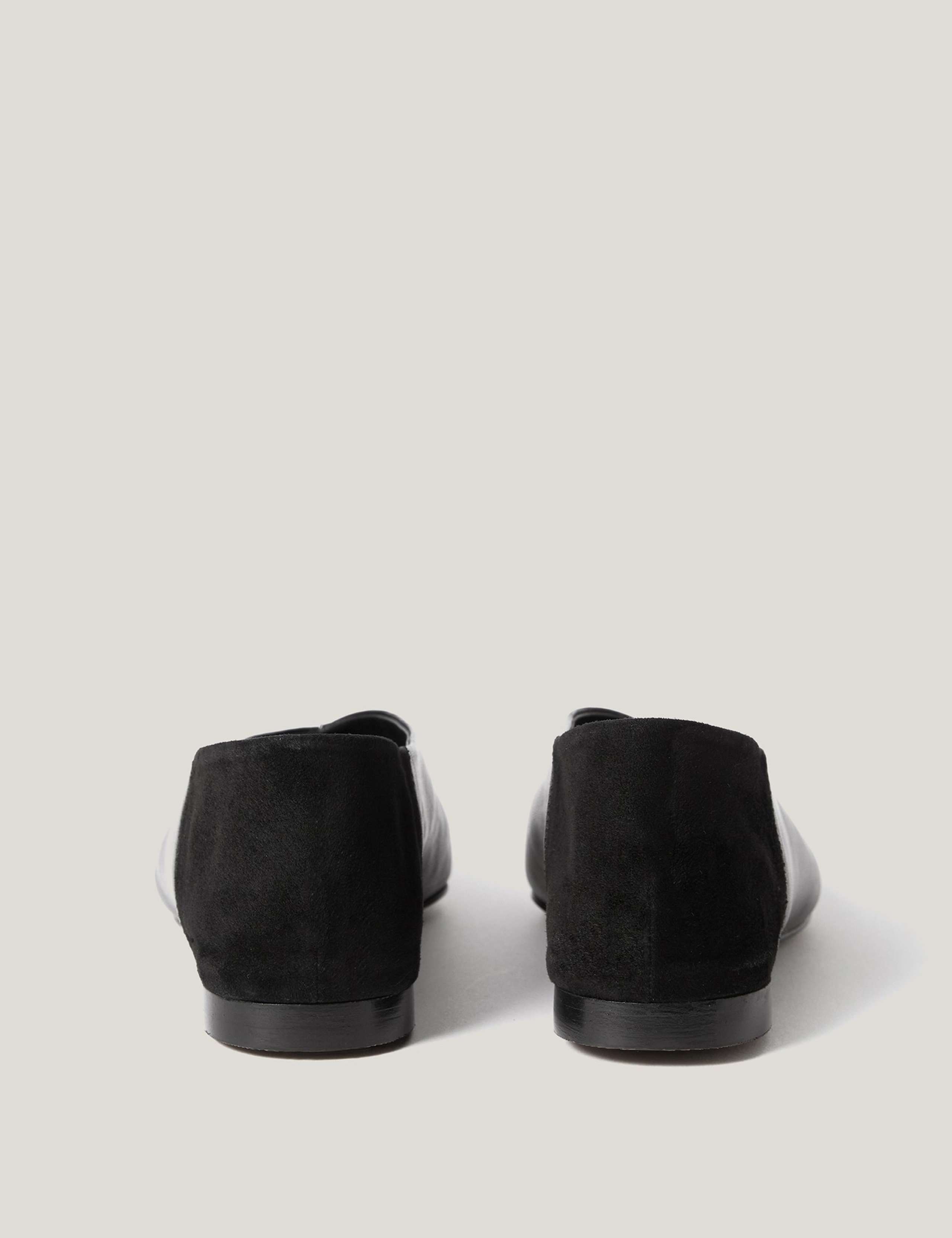 Leather Flat Pointed Ballet Pumps 7 of 7