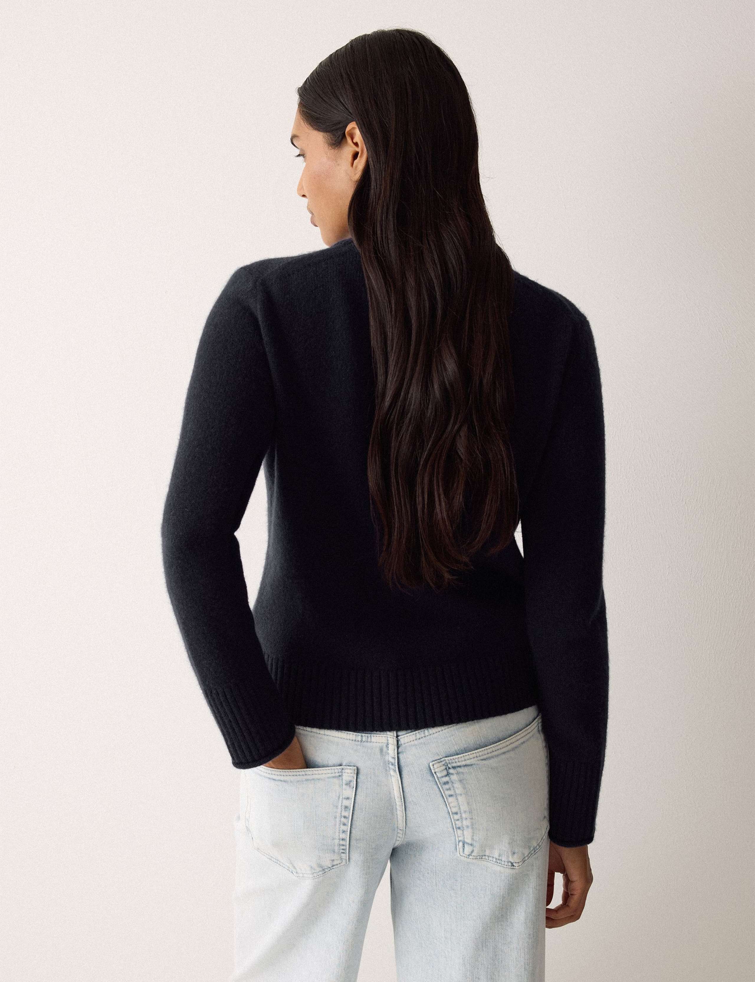 Wool Rich Crew Neck Jumper with Cashmere 5 of 5