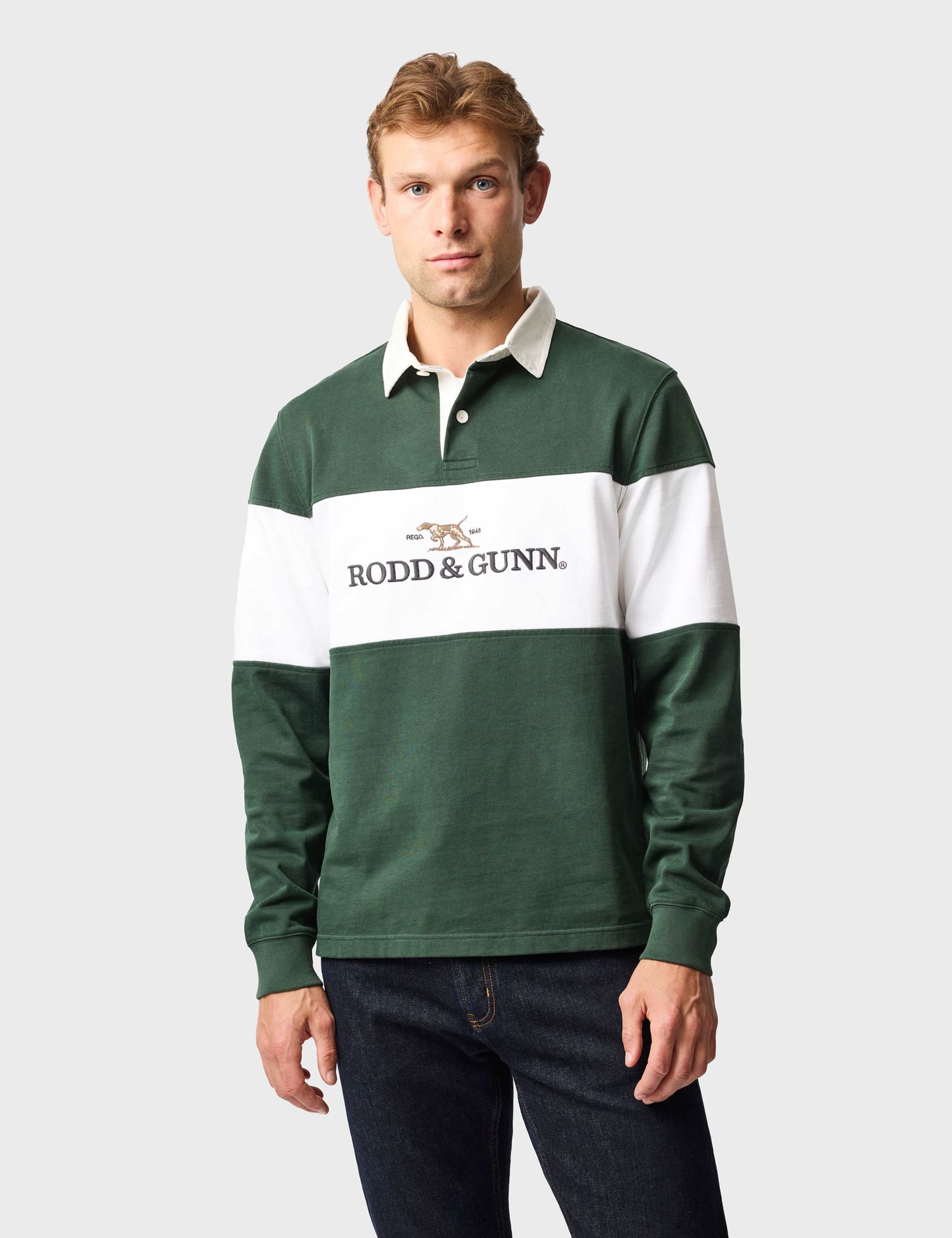 Foresters Pure Cotton Logo Rugby Shirt 1 of 4