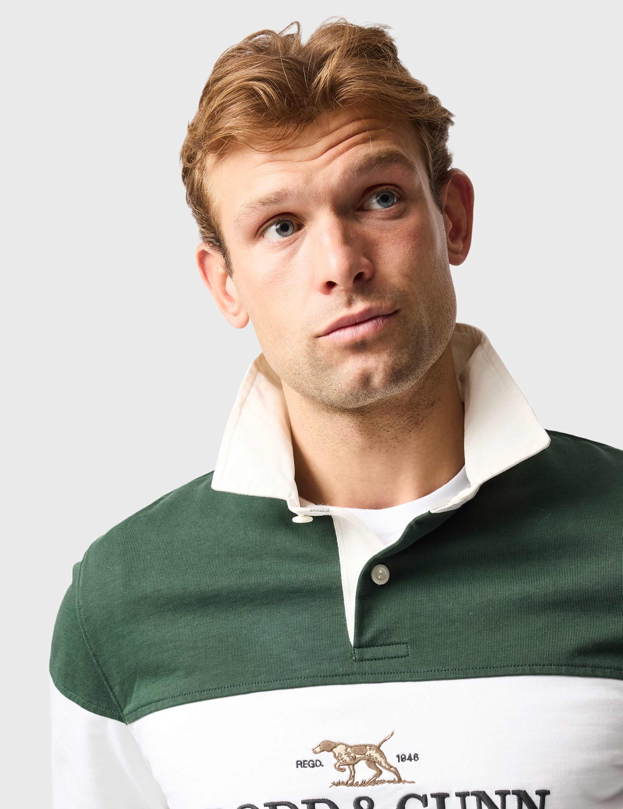 Foresters Pure Cotton Logo Rugby Shirt 2 of 4