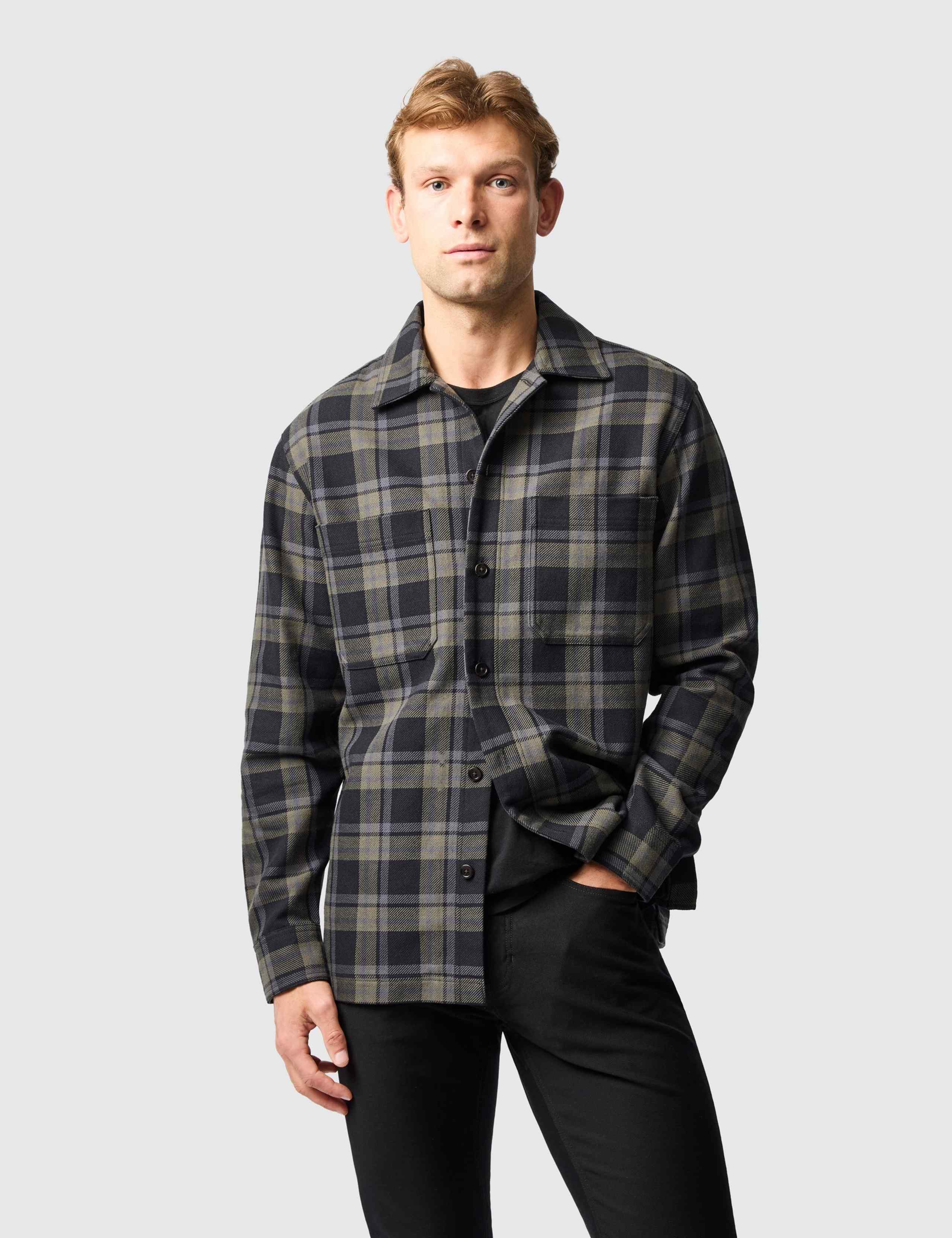 Kingsland Pure Cotton Check Overshirt 1 of 4