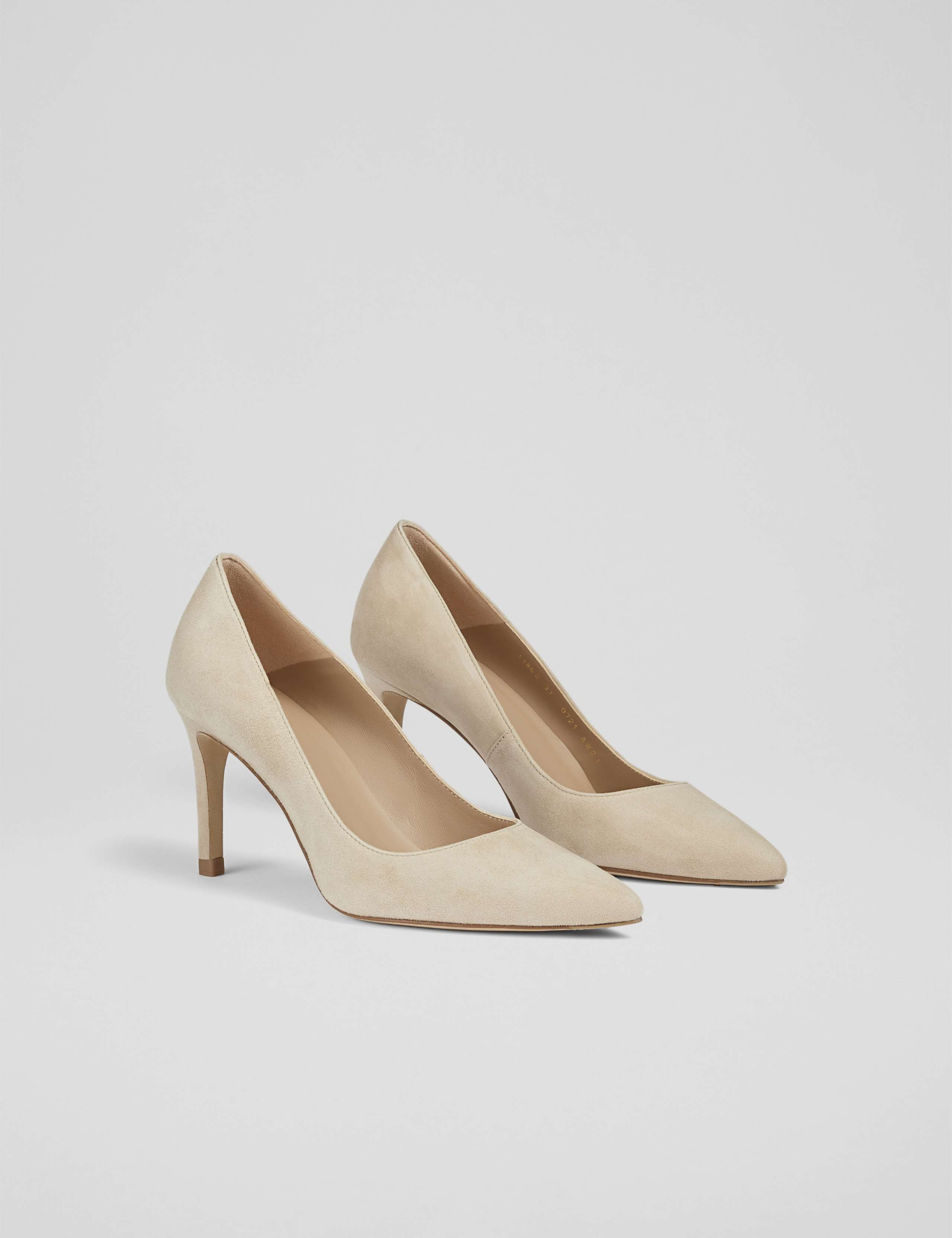 Suede Stiletto Heel Pointed Court Shoes 3 of 3