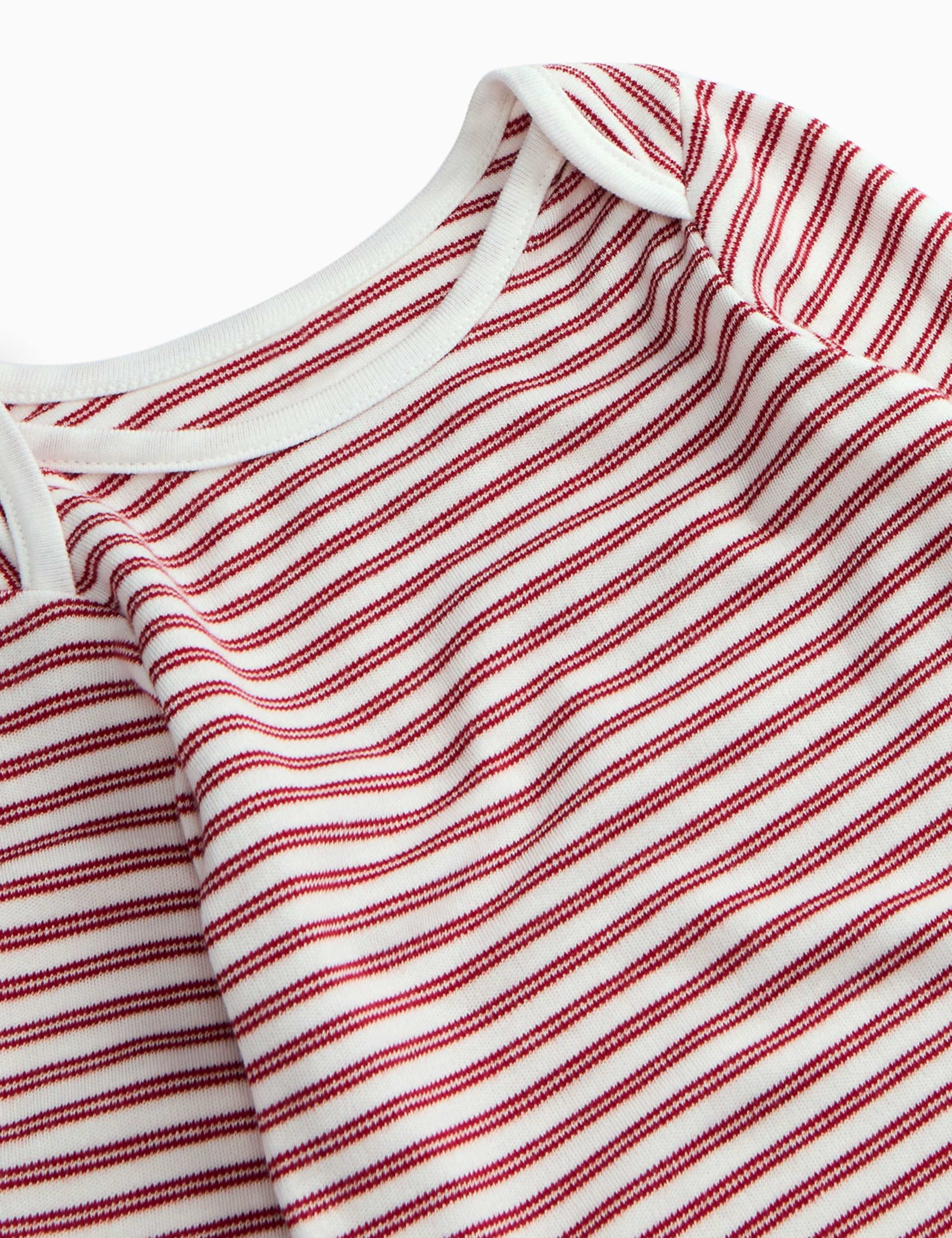 Cotton Blend Striped Bodysuit (0-24 Mths) 2 of 2