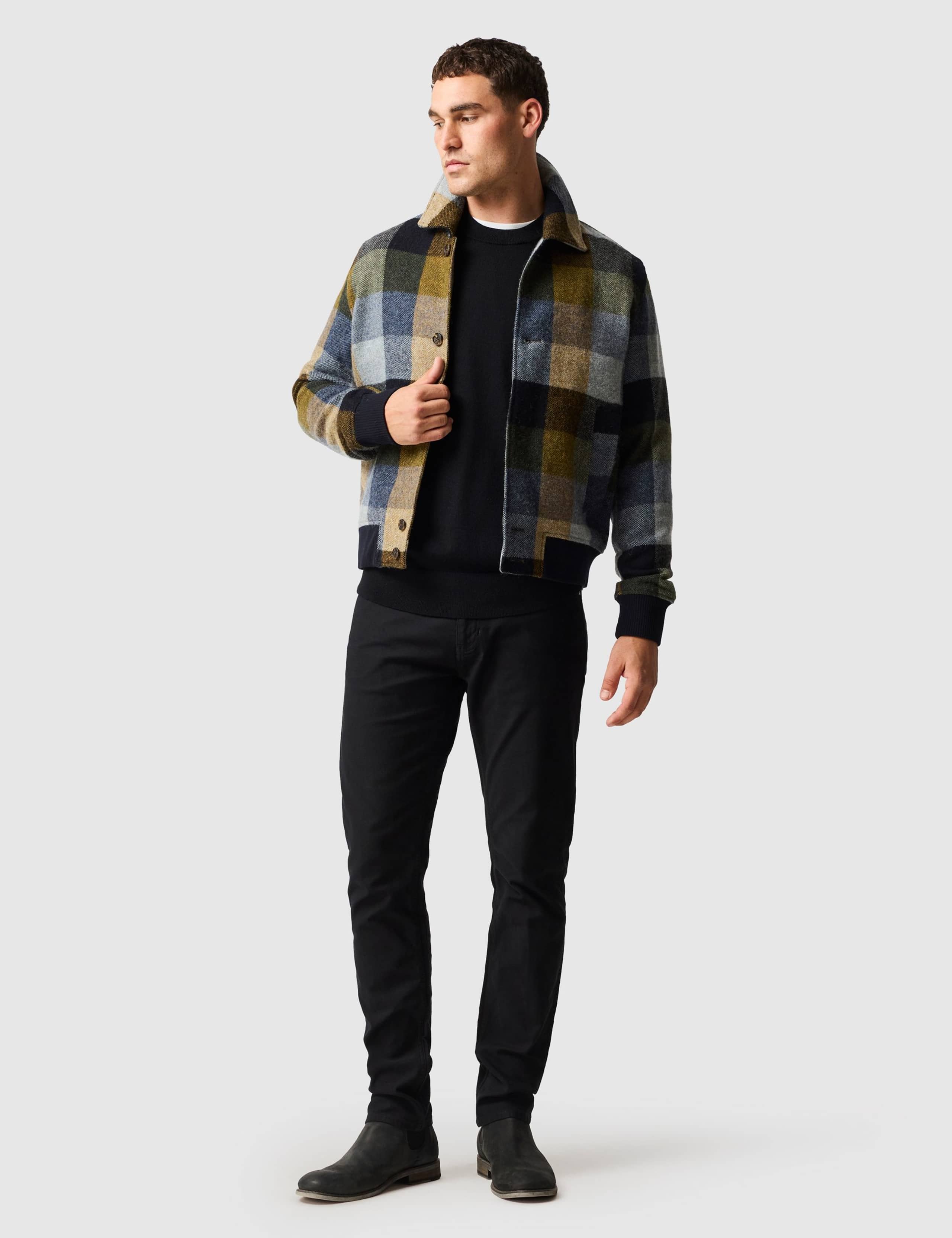Wool Rich Checked Utility Jacket 5 of 6