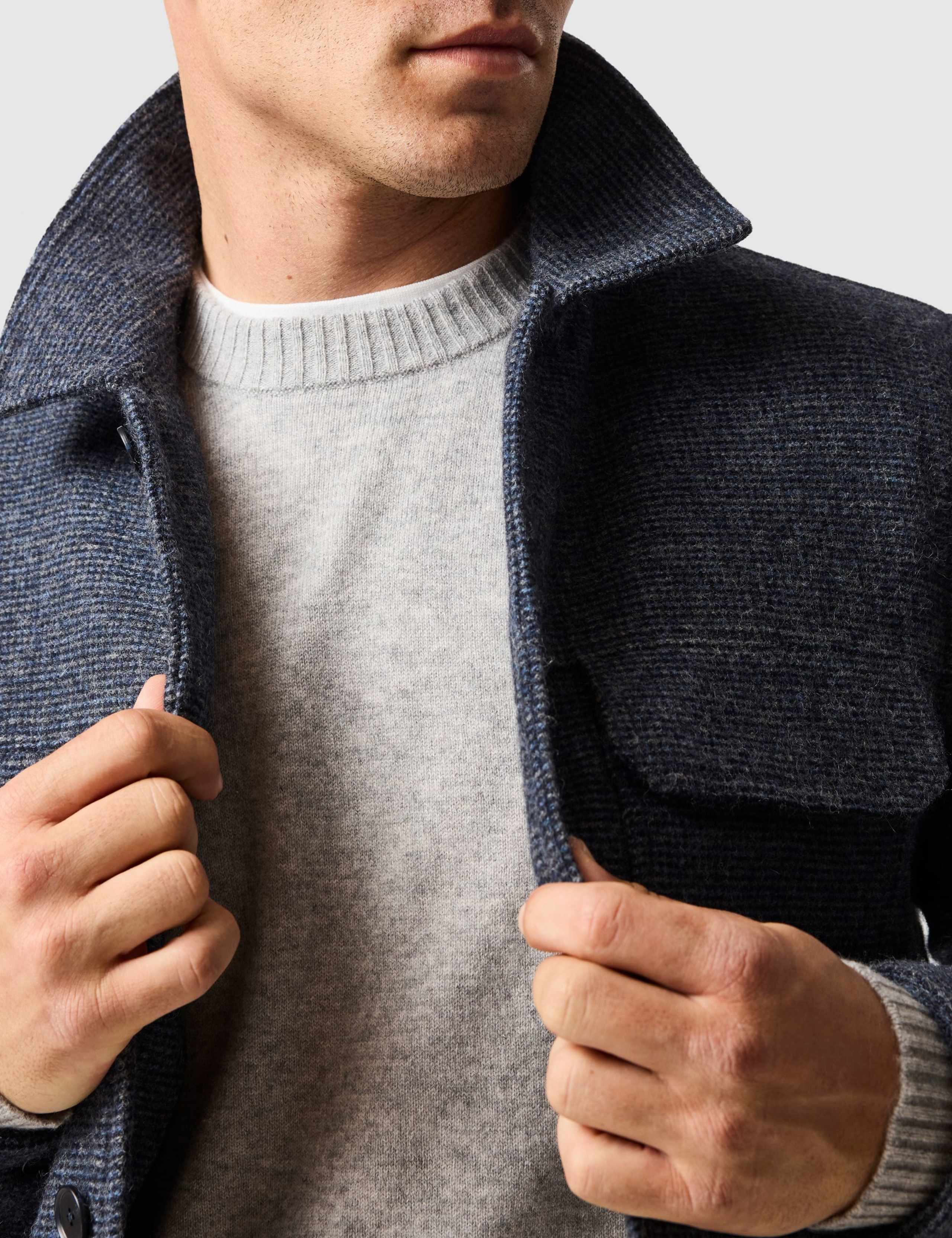 Roys Hill Wool Rich Check Utility Jacket 5 of 6