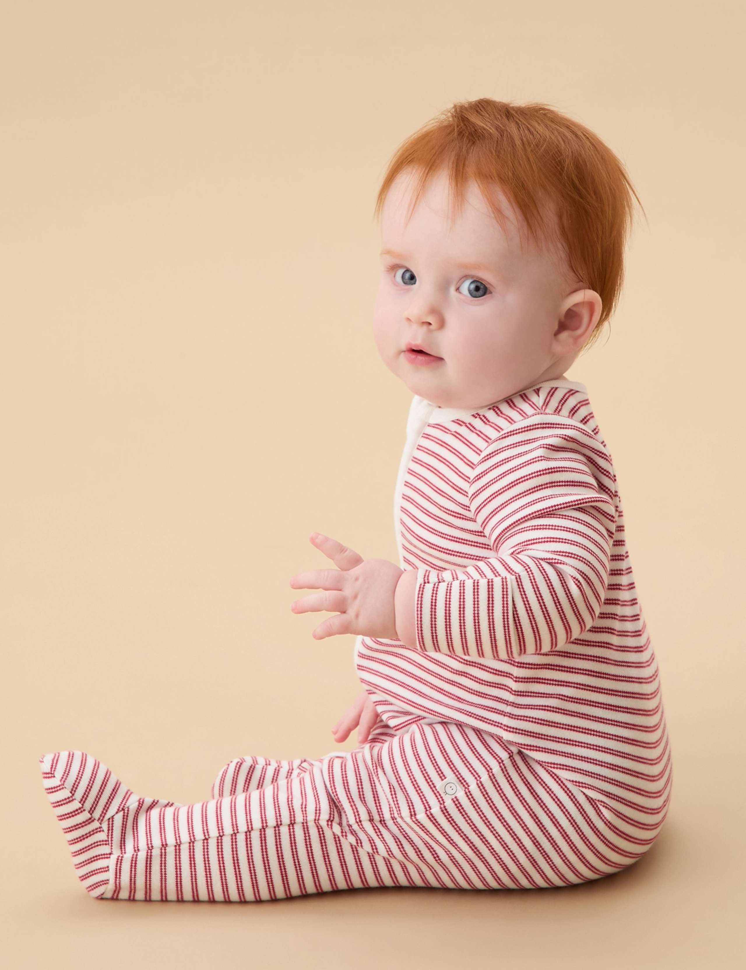 Cotton Blend Zip Sleepsuit (0-24 Mths) 2 of 5