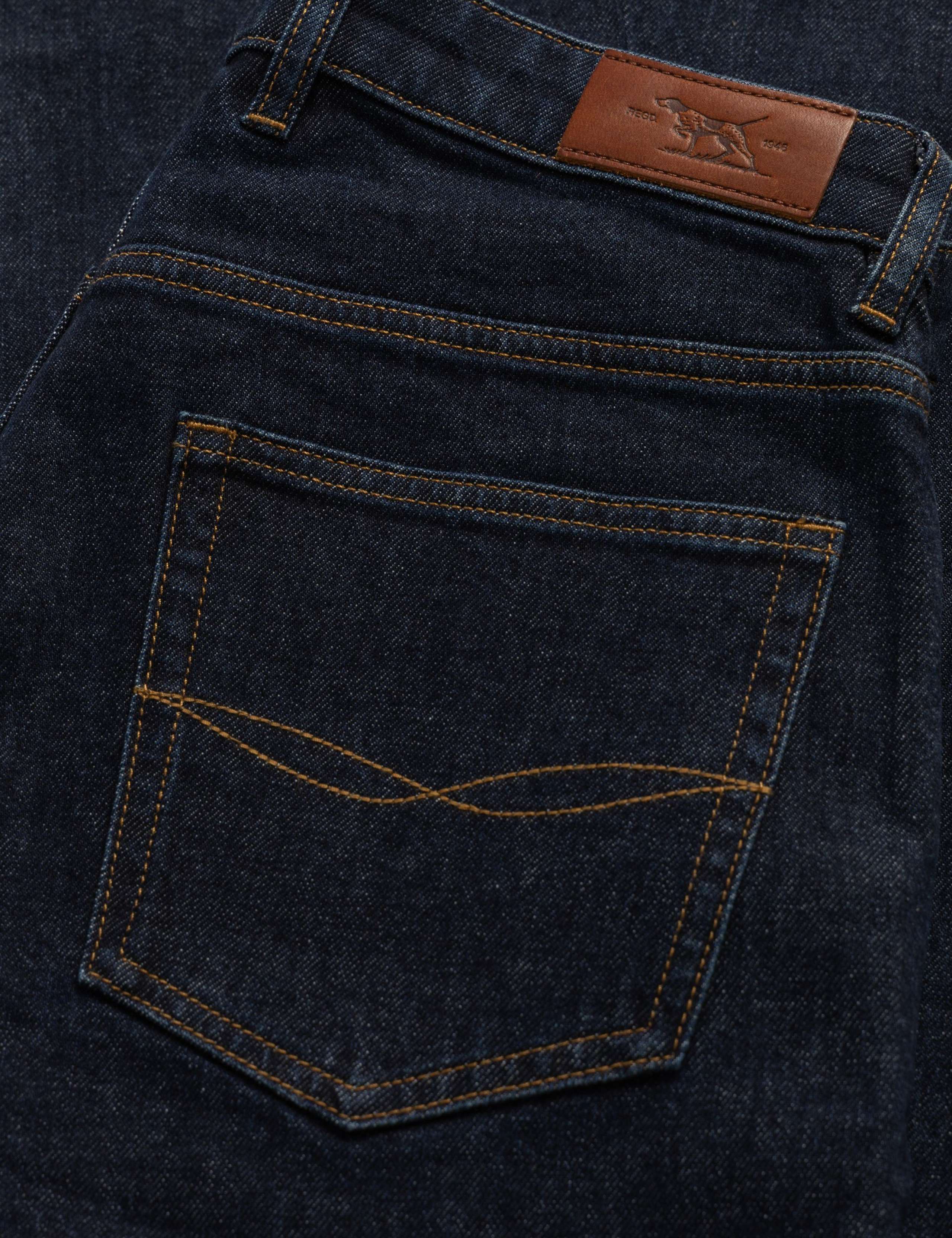 Italian Straight Fit Vintage Wash Jeans 6 of 7