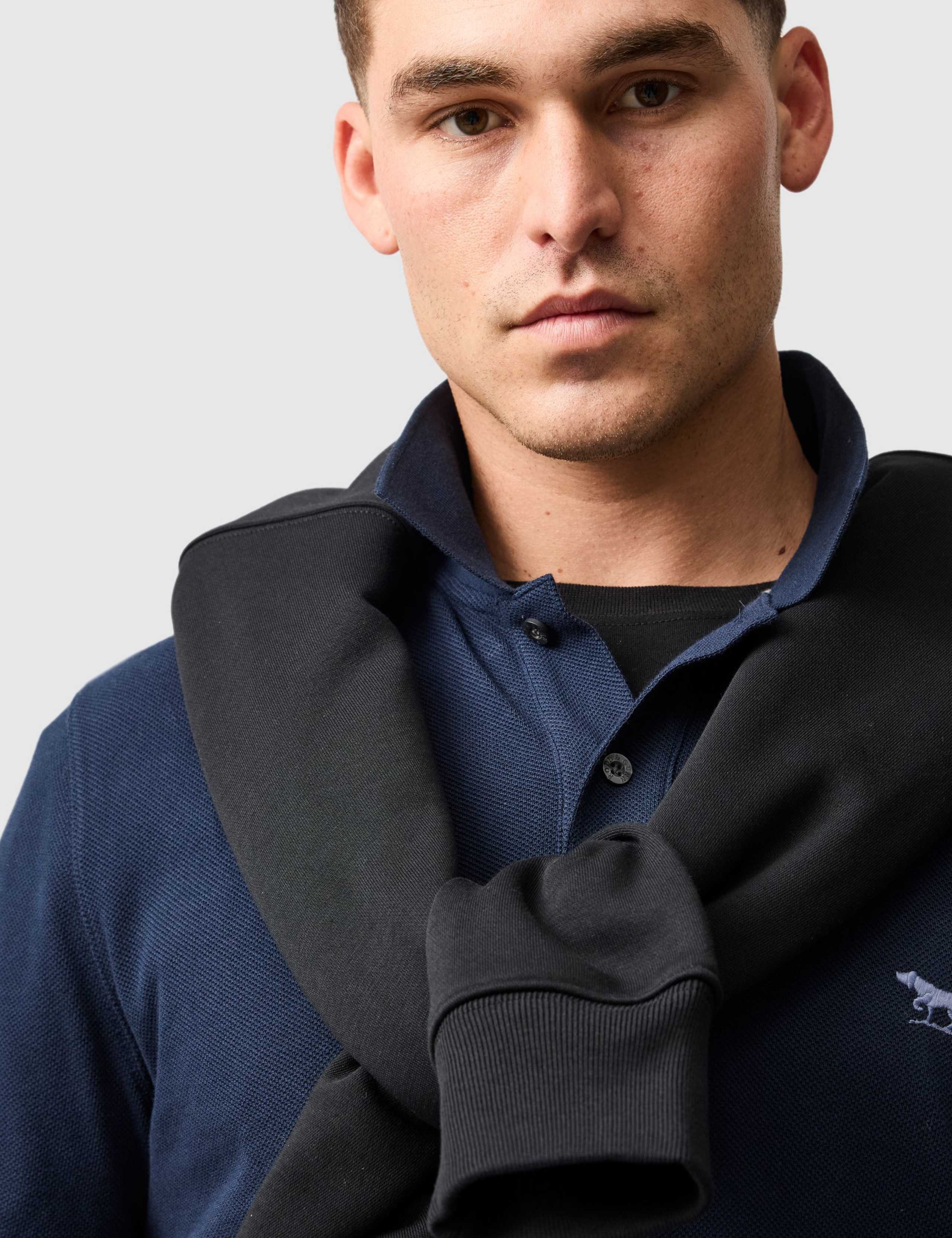 Gunn Pure Cotton Long Sleeve Polo Shirt 4 of 6