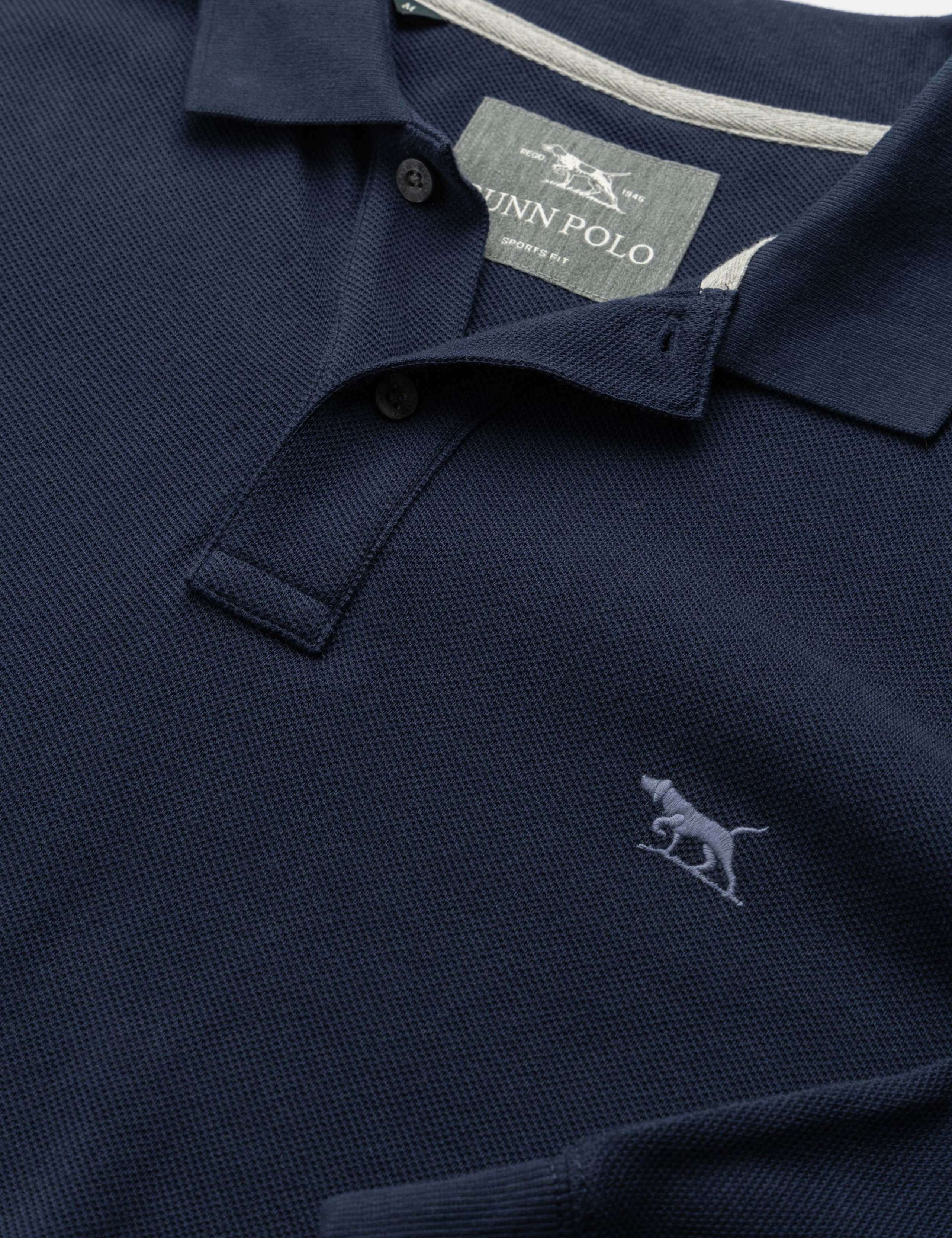 Gunn Pure Cotton Long Sleeve Polo Shirt 6 of 6