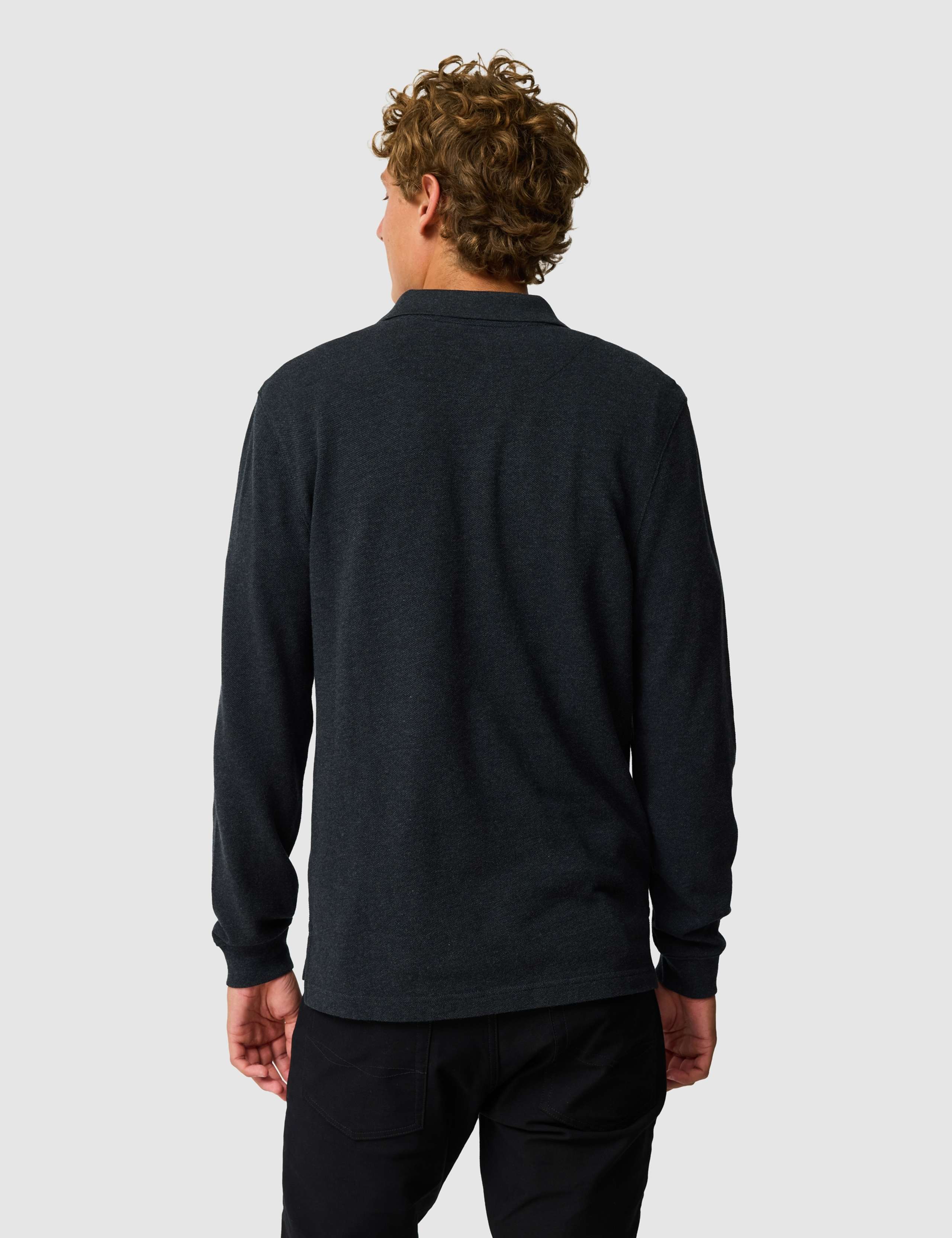 Gunn Pure Cotton Long Sleeve Polo Shirt 3 of 6