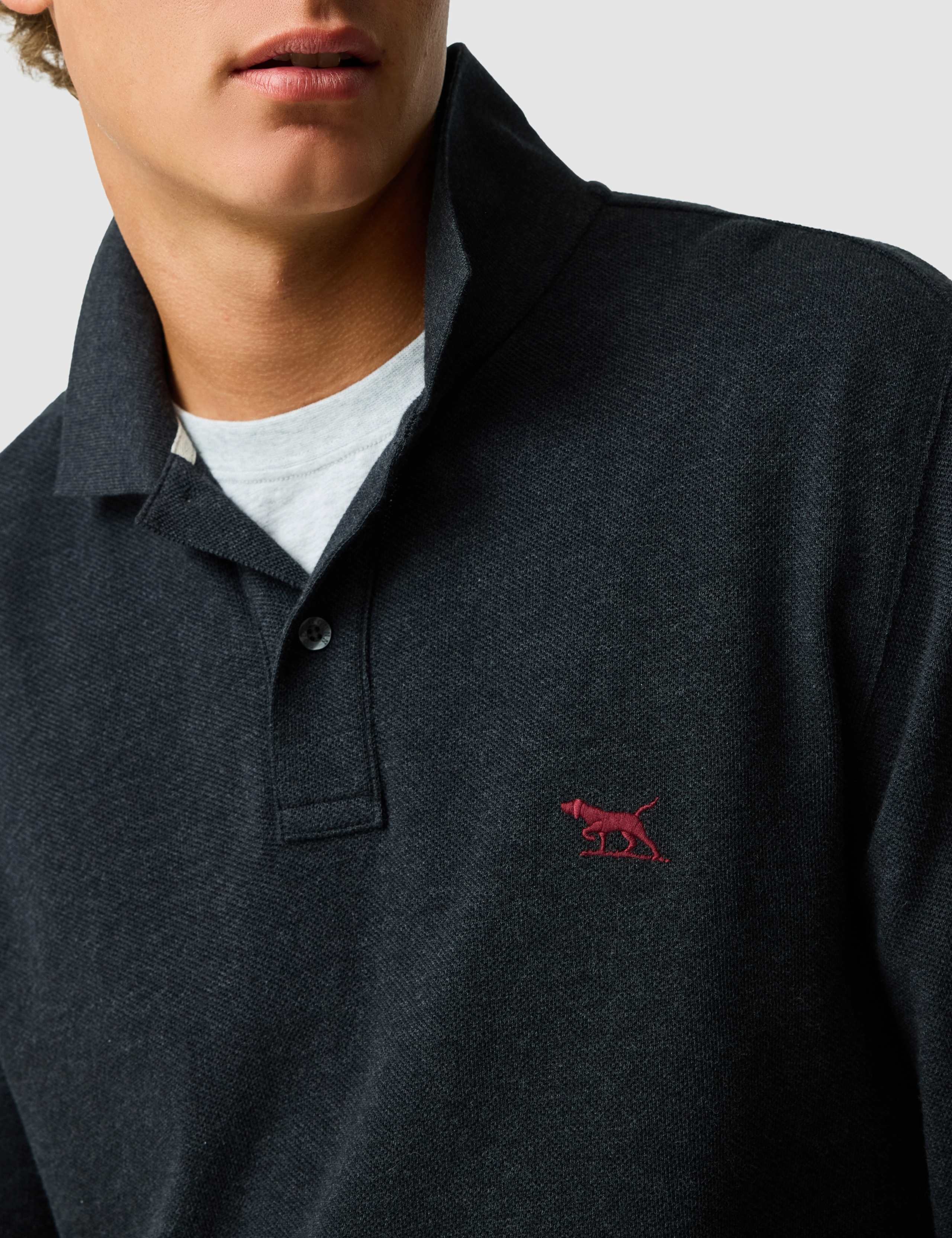 Gunn Pure Cotton Long Sleeve Polo Shirt 4 of 6