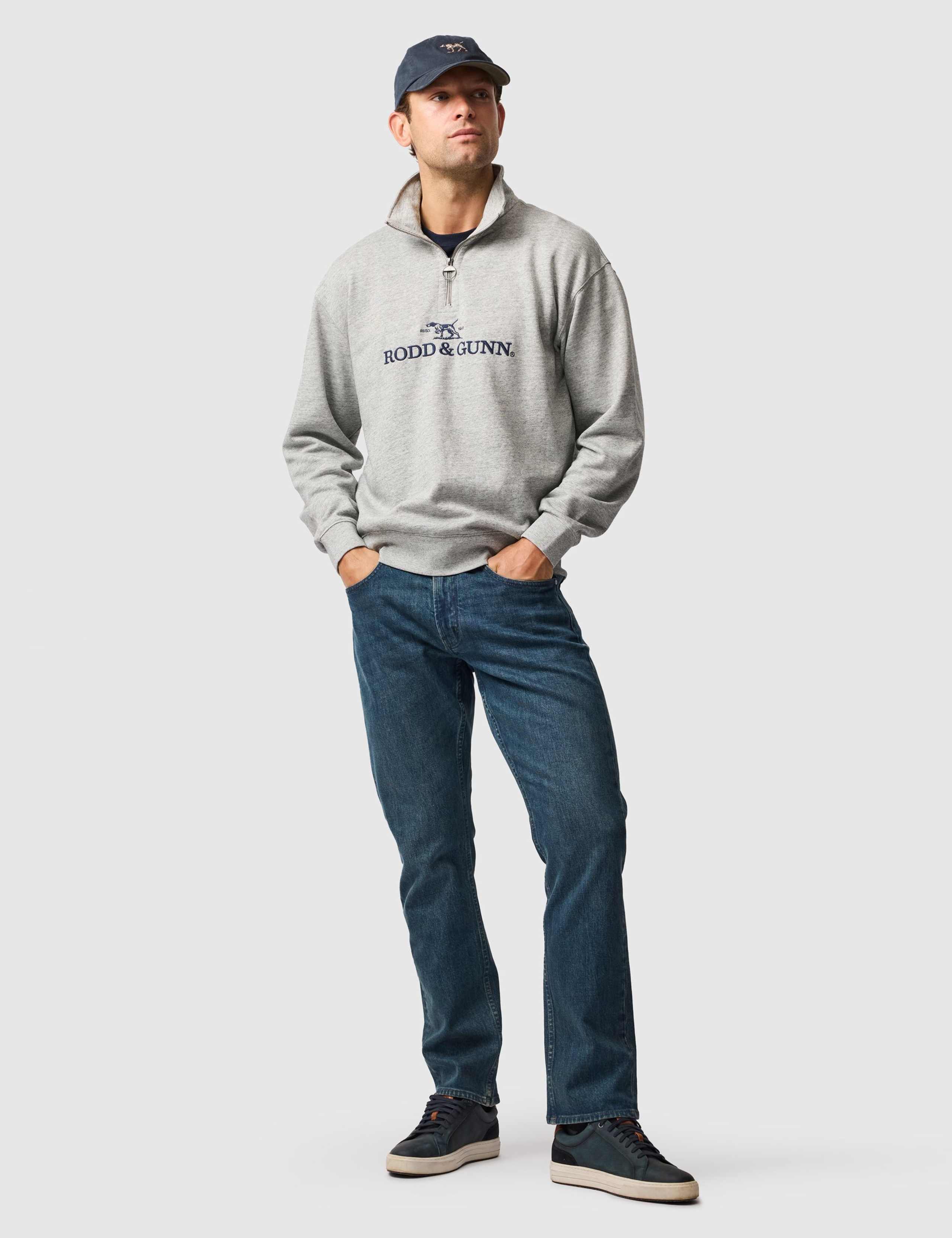 Milford Sound Pure Cotton Half Zip Sweatshirt 2 of 4