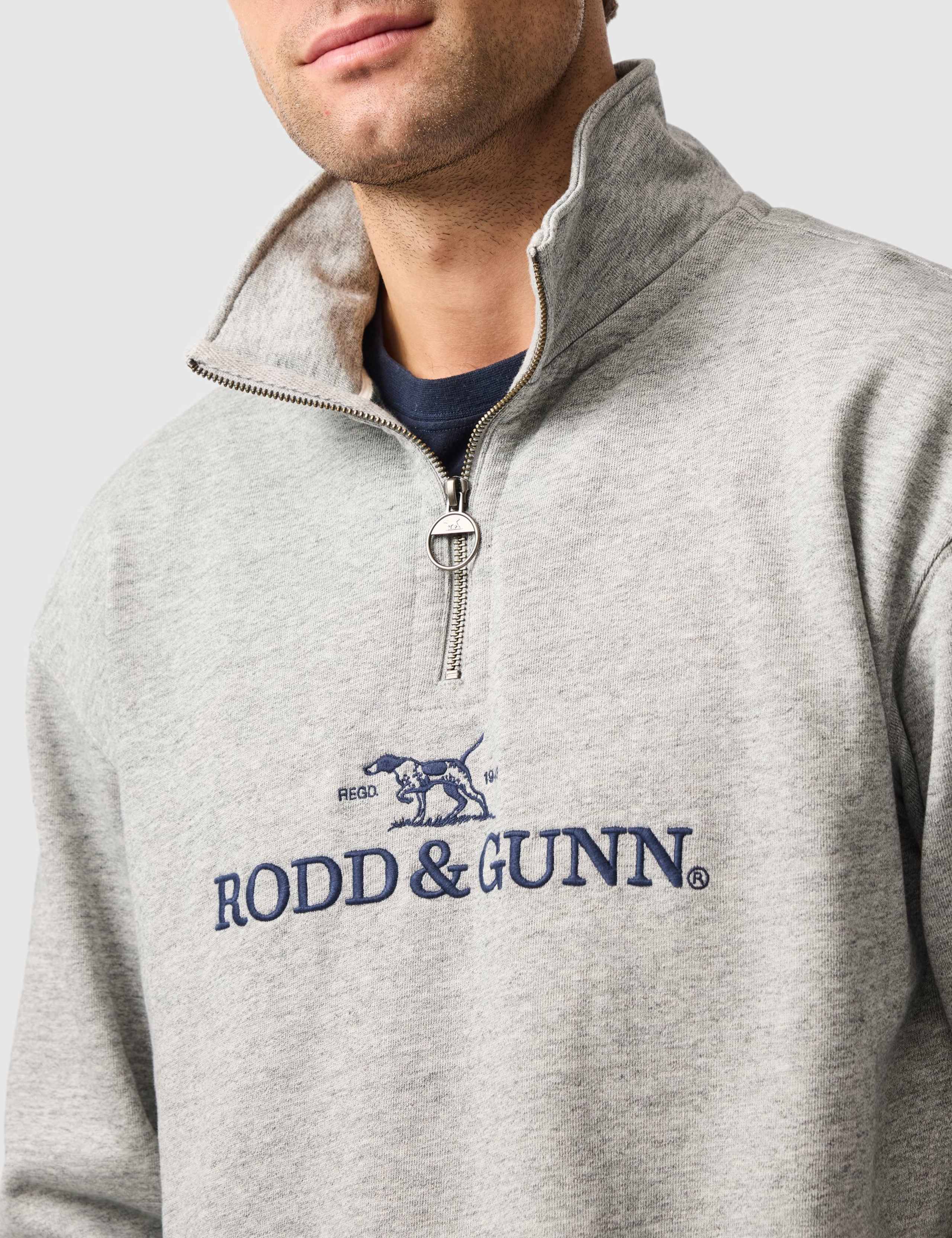 Milford Sound Pure Cotton Half Zip Sweatshirt 4 of 4