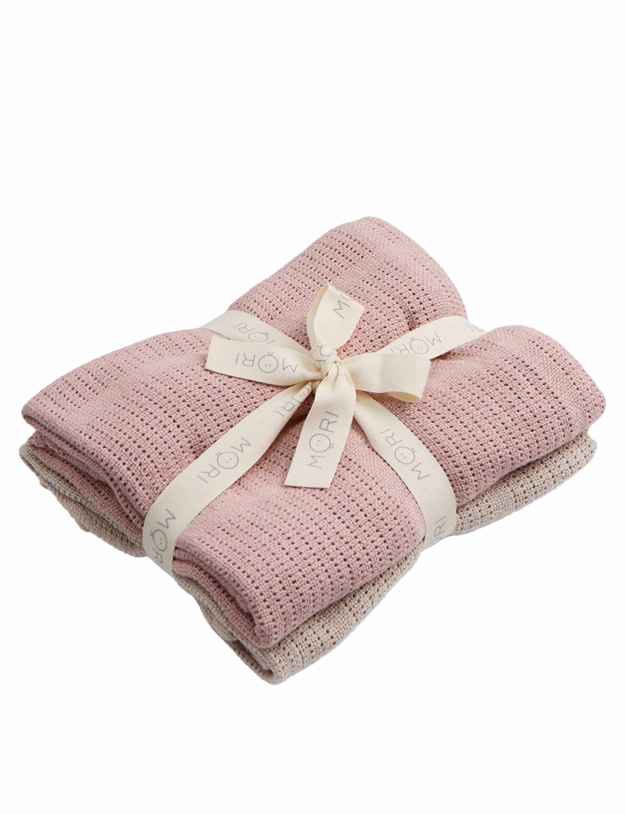 2 Pack Cotton Blend Cellular Shawls 1 of 3