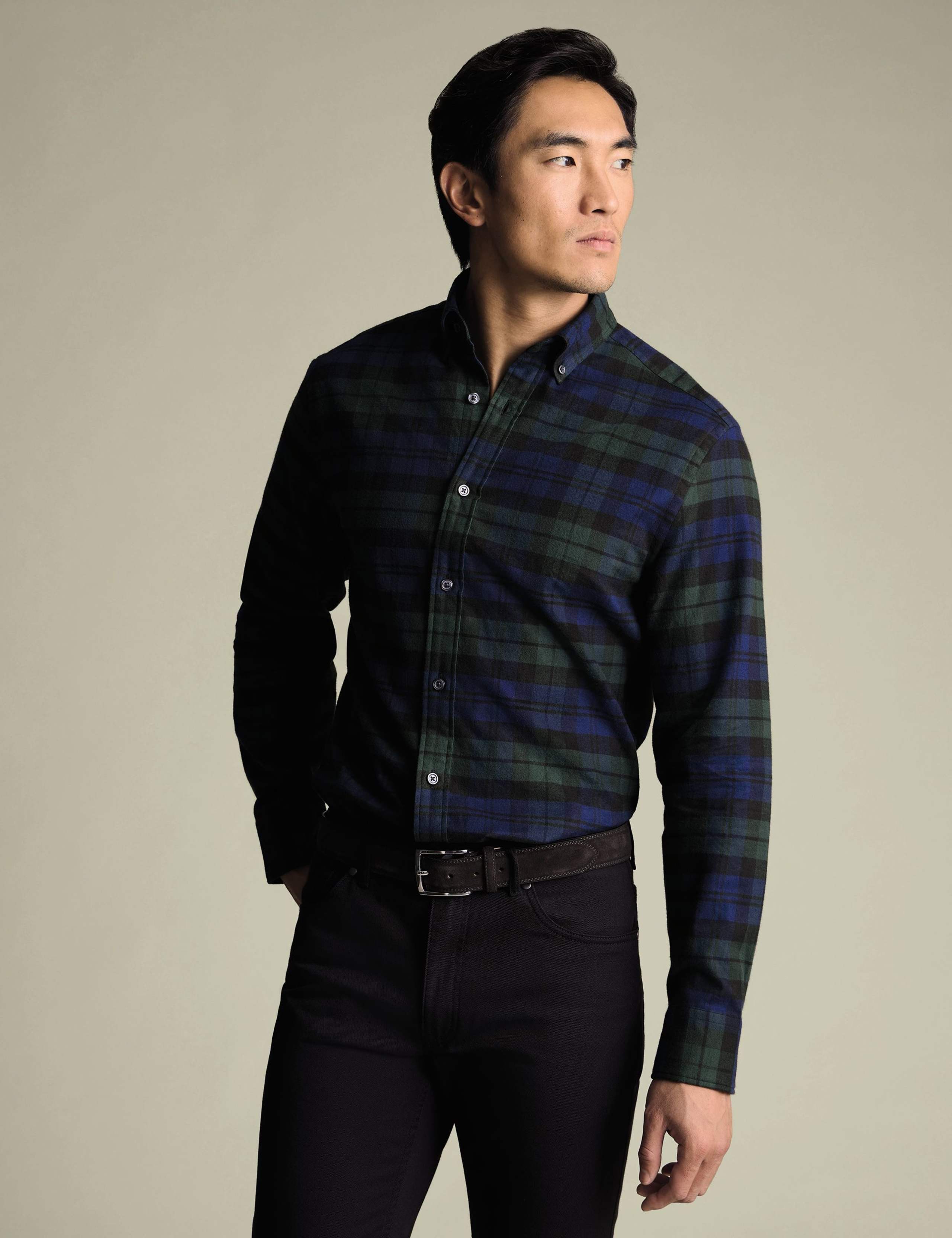 Regular Fit Pure Cotton Checked Flannel Shirt 2 of 6