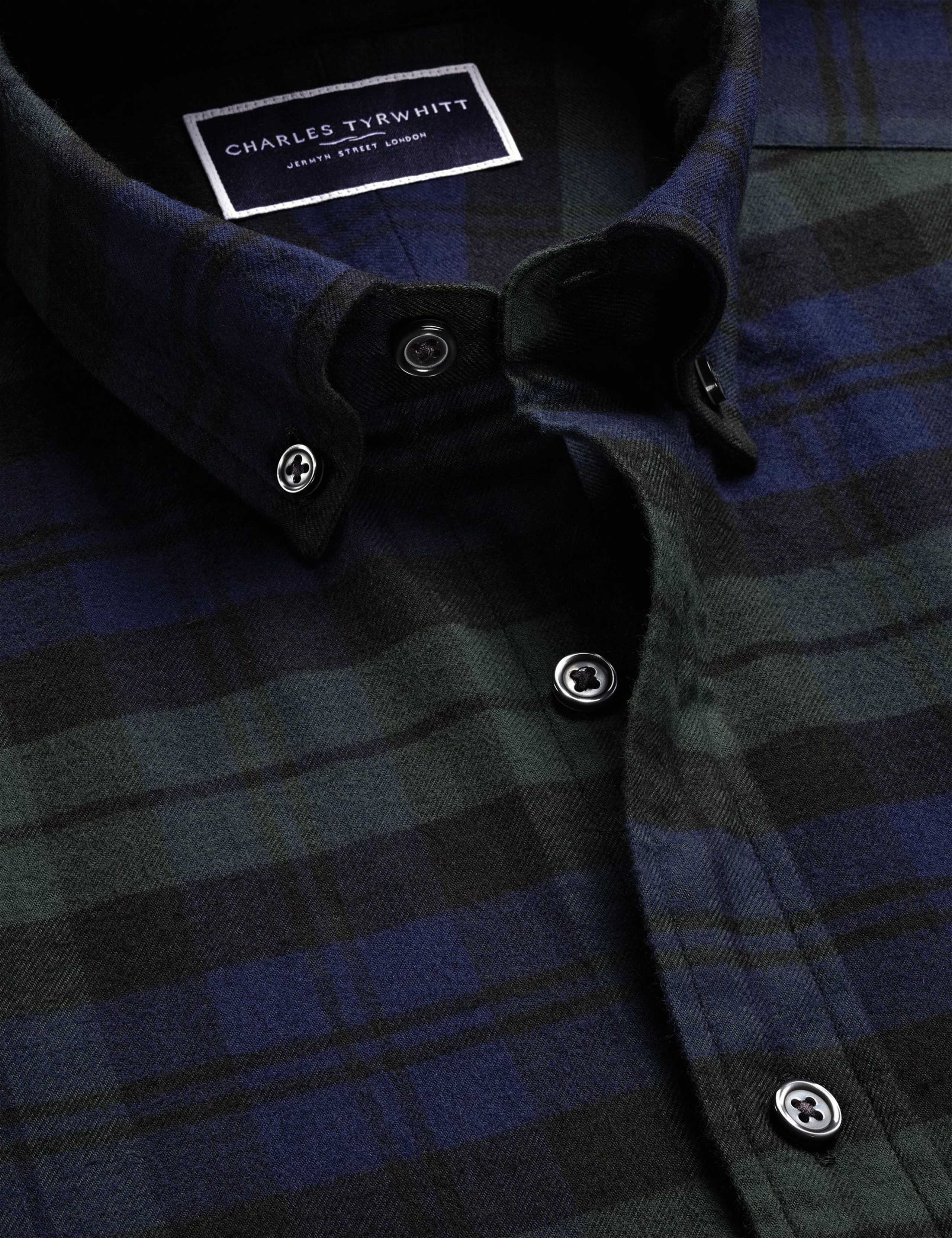 Regular Fit Pure Cotton Checked Flannel Shirt 4 of 6