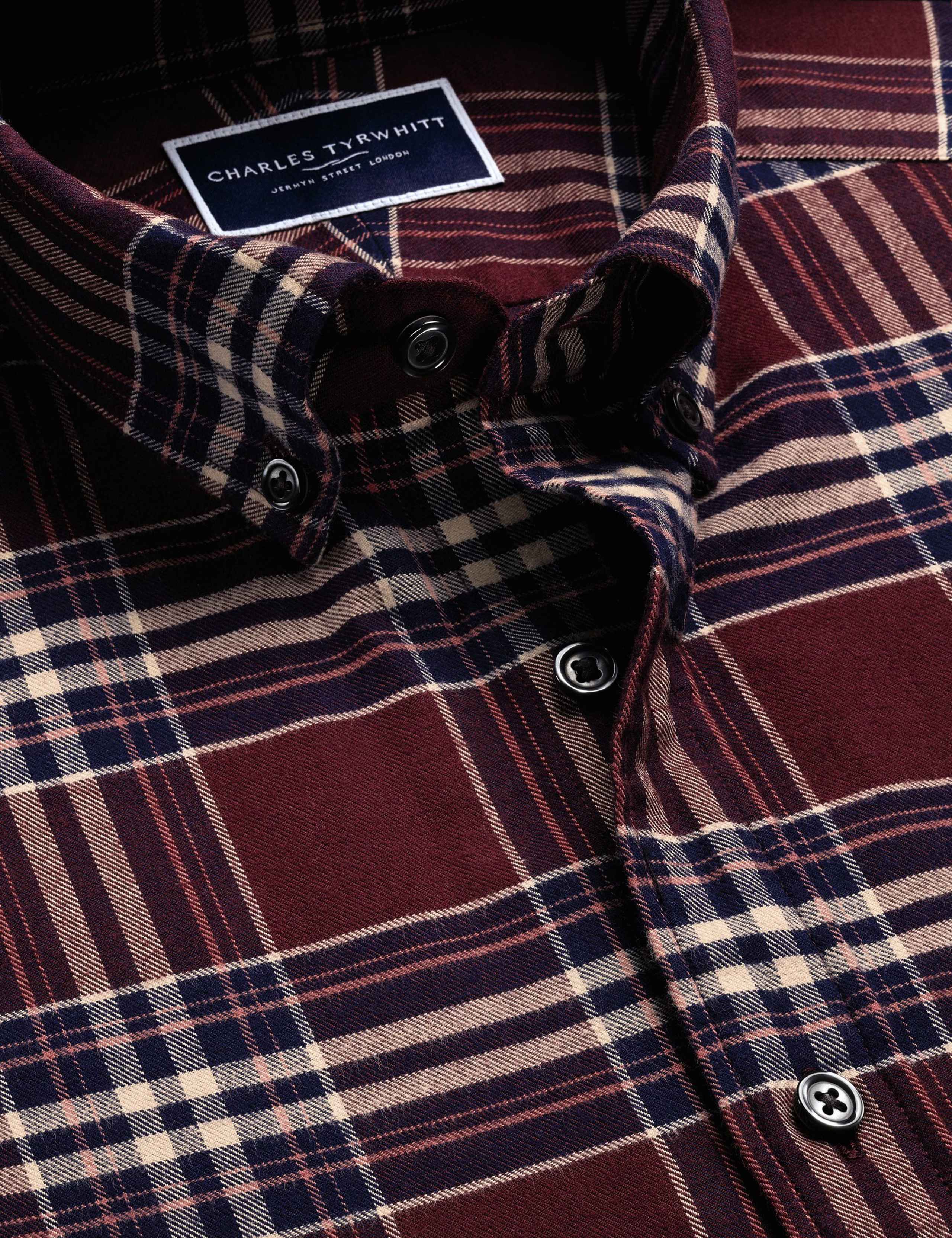 Regular Fit Pure Cotton Checked Flannel Shirt 5 of 6