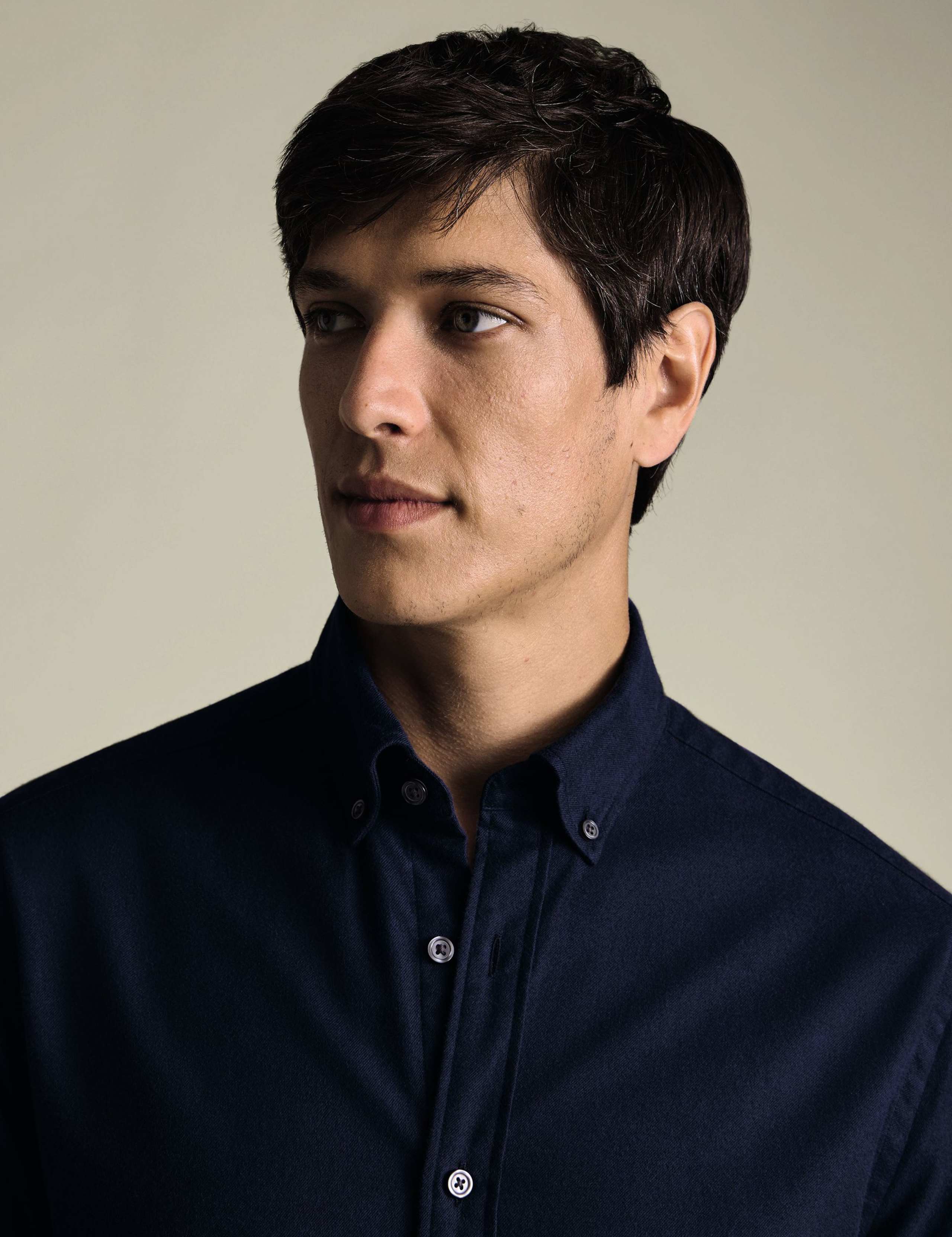 Slim Fit Pure Cotton Flannel Shirt 3 of 6