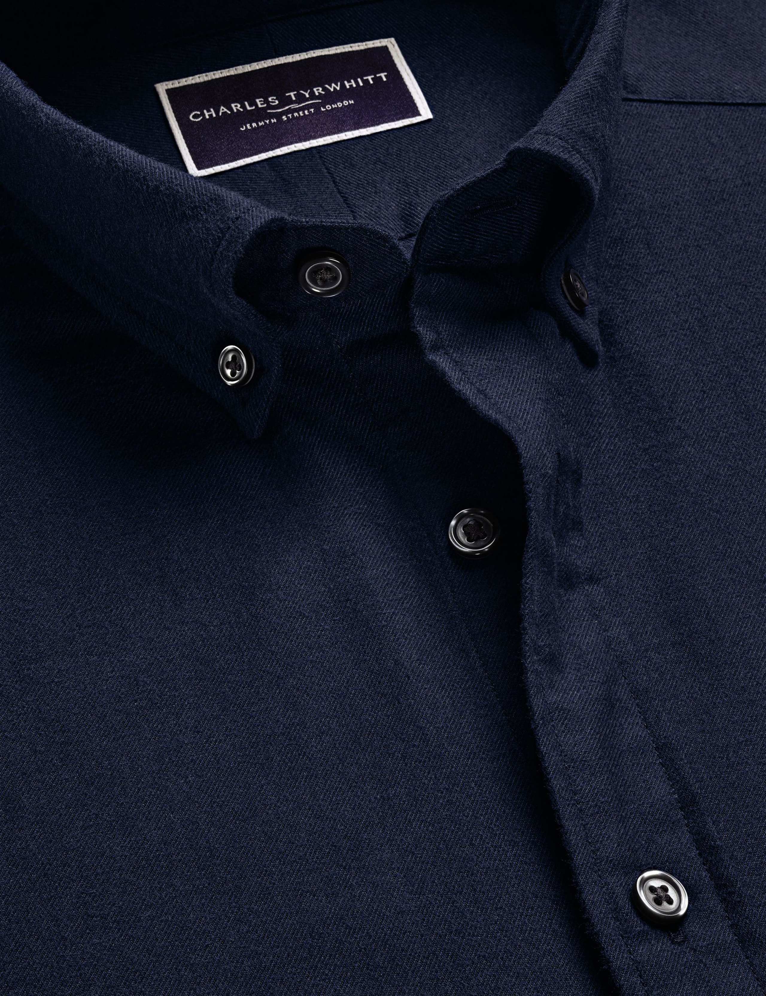 Slim Fit Pure Cotton Flannel Shirt 4 of 6