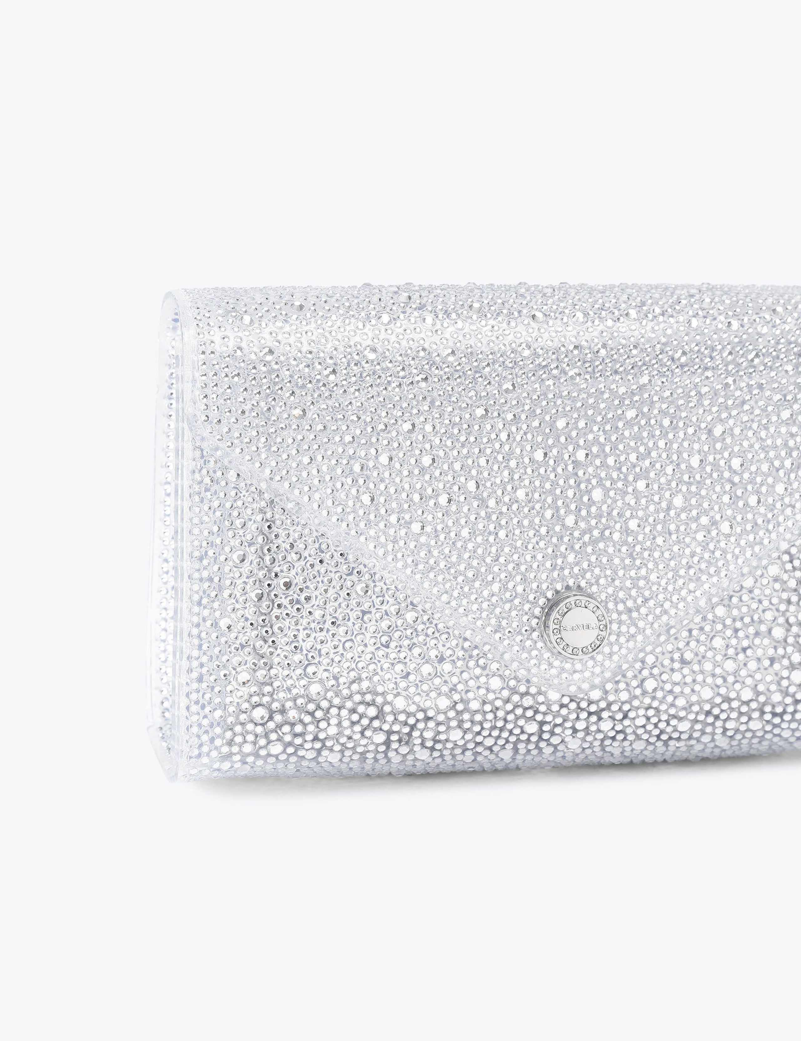 Embellished Chain Strap Clutch Bag 3 of 4