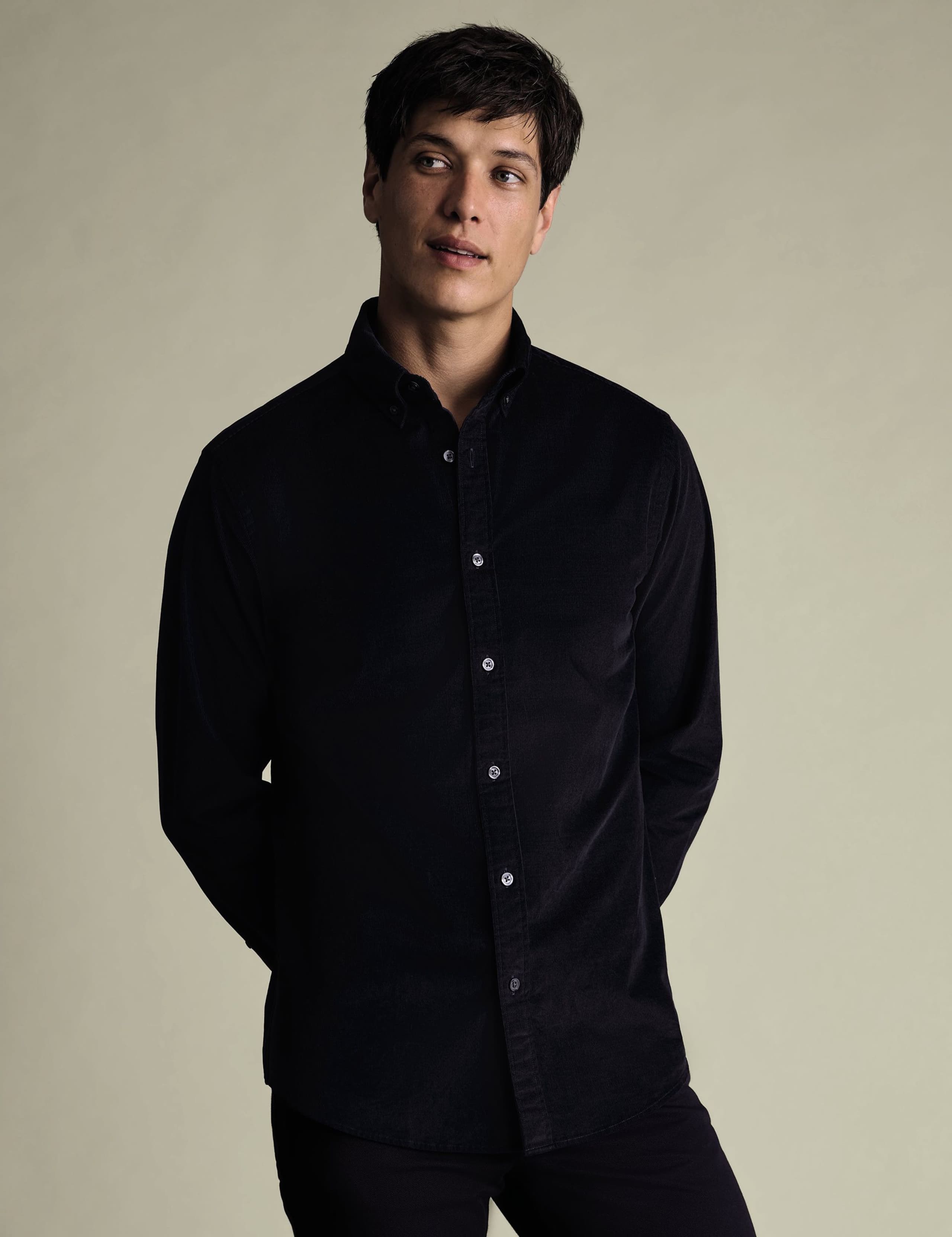 Slim Fit Corduroy Shirt 1 of 6