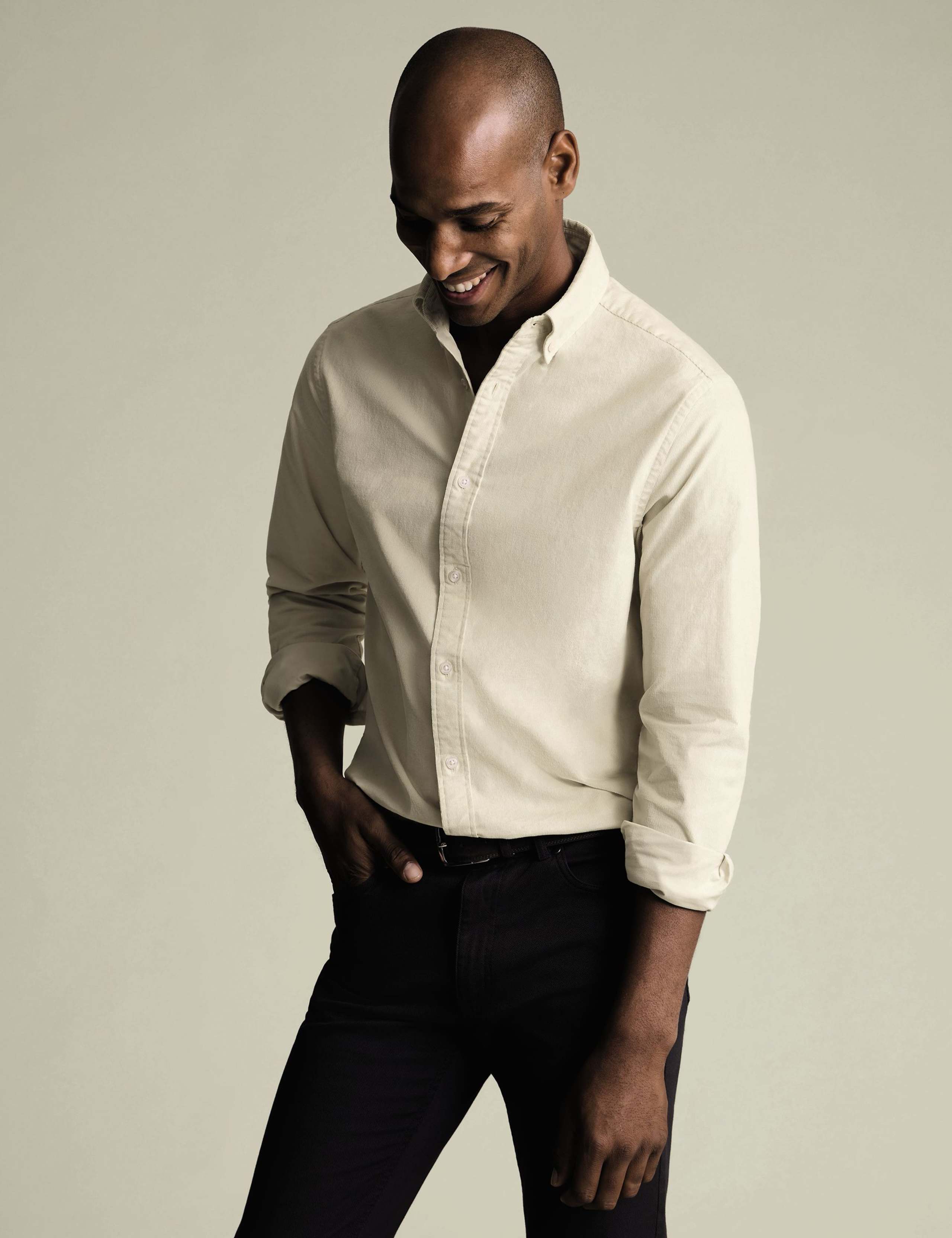 Slim Fit Corduroy Shirt 2 of 6