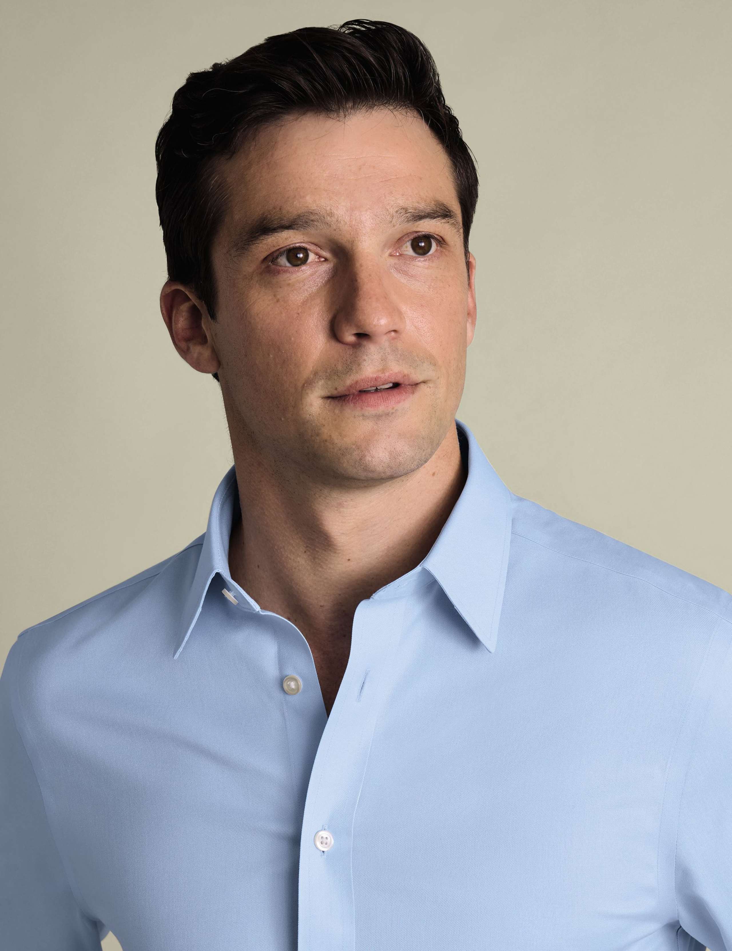 Slim Fit Non Iron Pure Cotton Twill Shirt 4 of 7