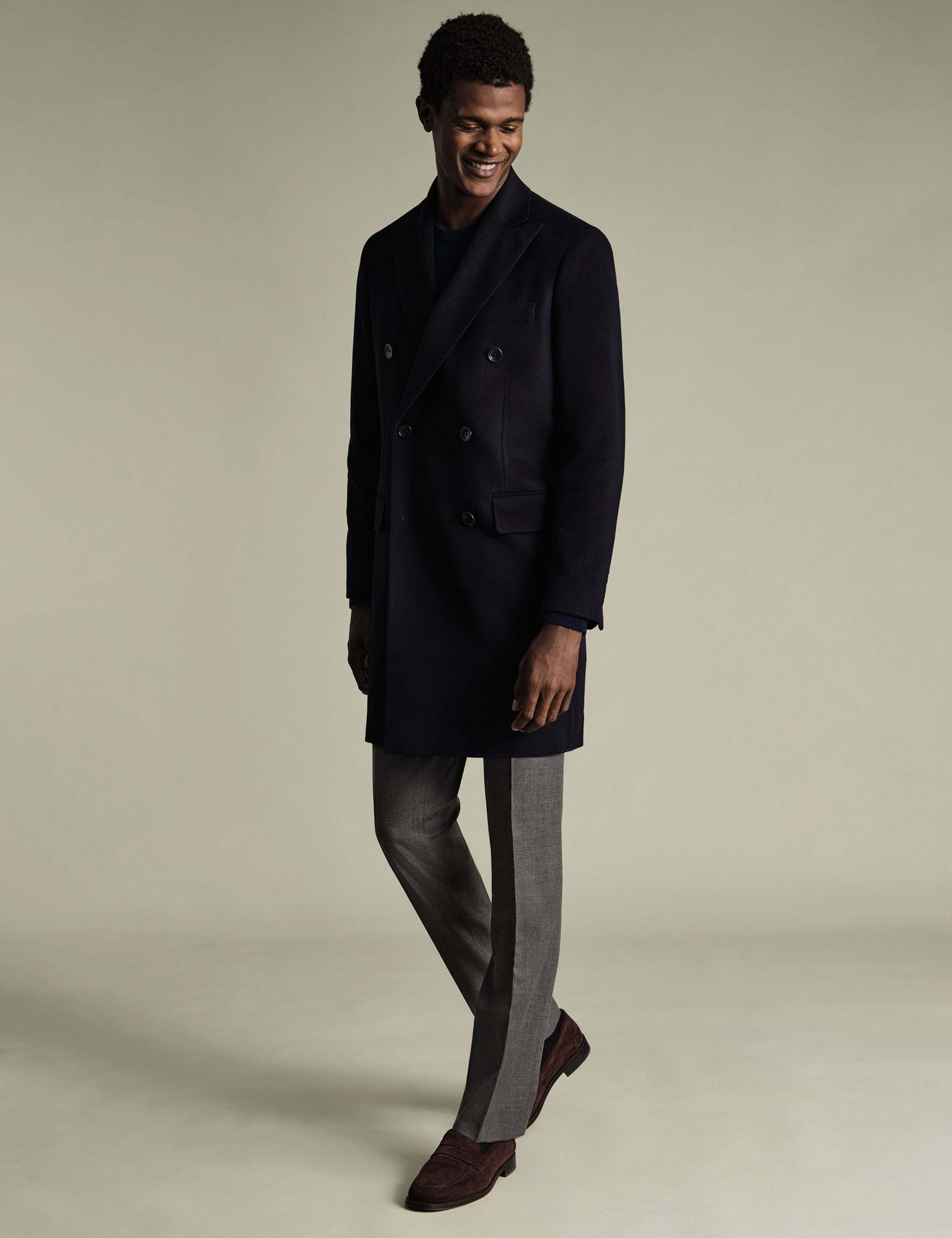 Pure Wool Double Breasted Overcoat 2 of 7