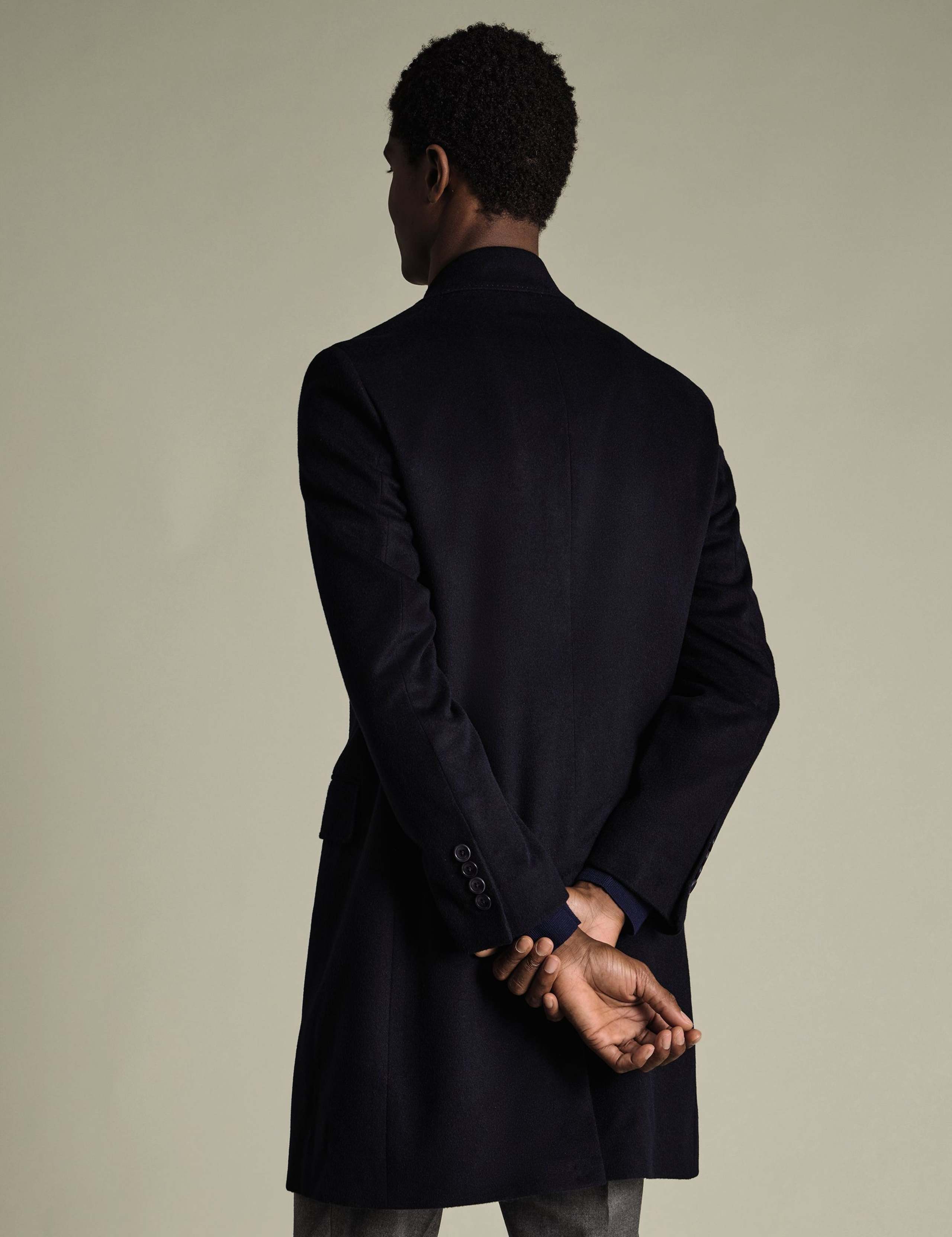 Pure Wool Double Breasted Overcoat 4 of 7