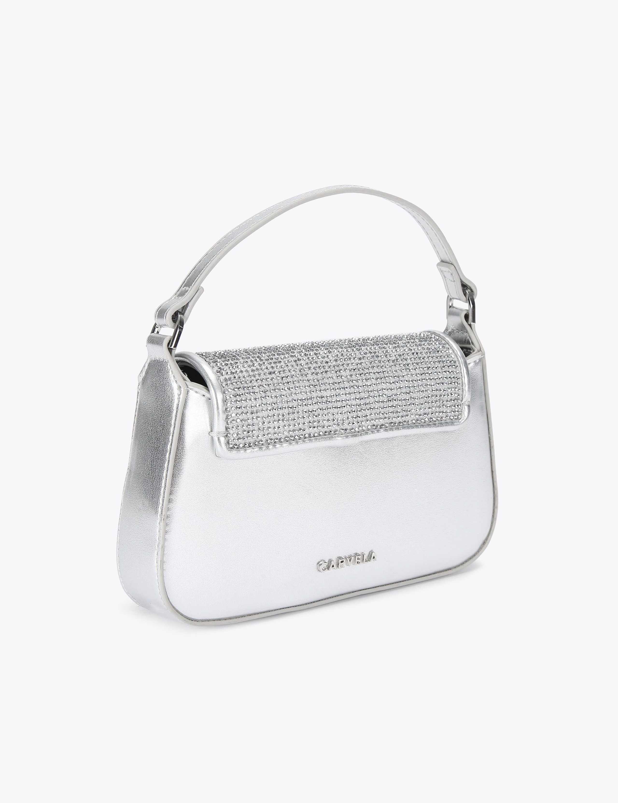 Faux Leather Embellished Clutch Bag 4 of 4