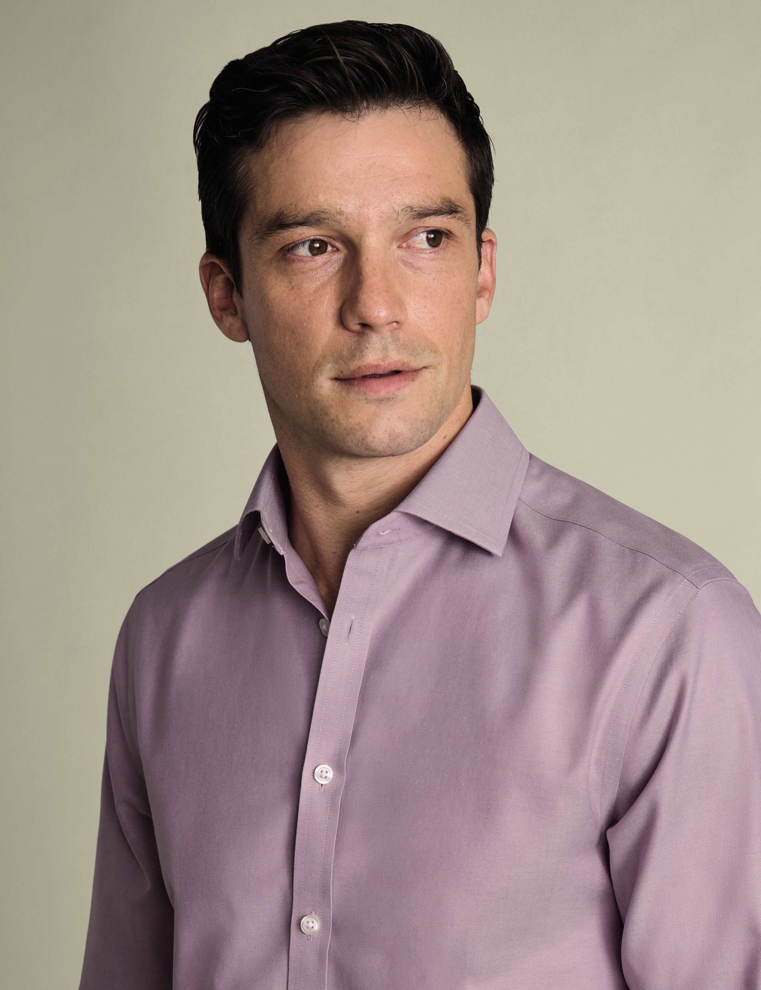 Slim Fit Non Iron Pure Cotton Twill Shirt 4 of 7