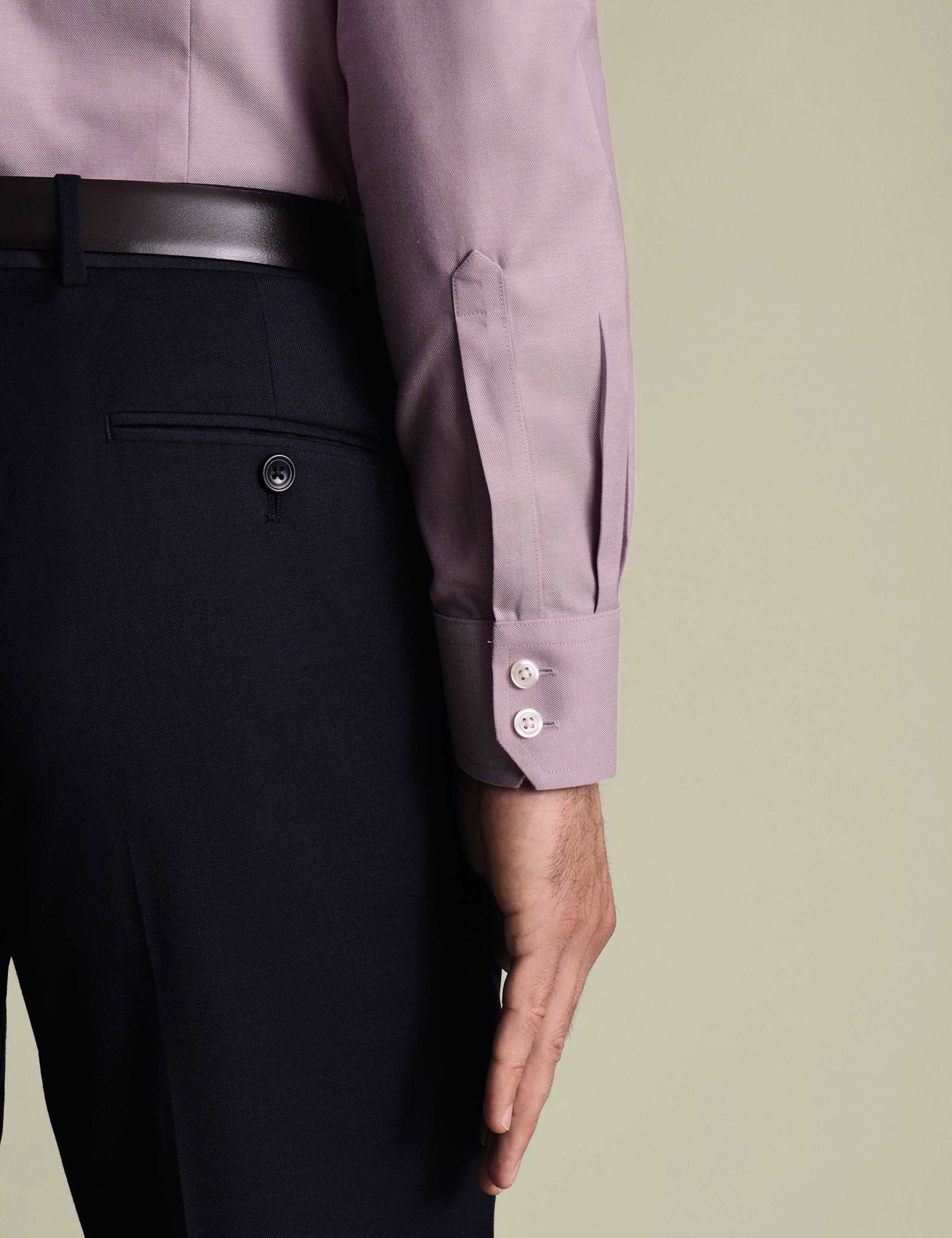 Slim Fit Non Iron Pure Cotton Twill Shirt 6 of 7