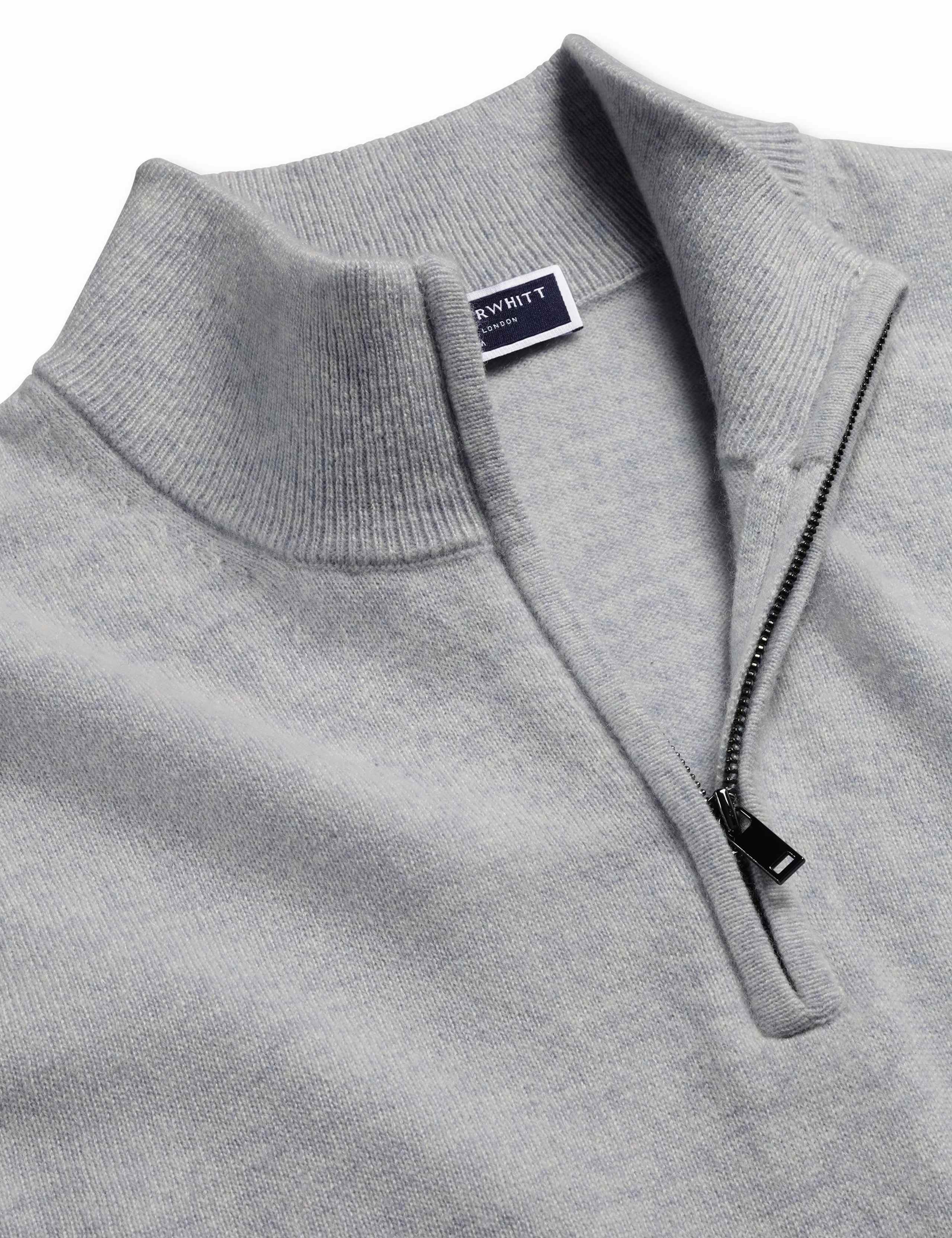 Pure Cashmere Half Zip Jumper 4 of 5