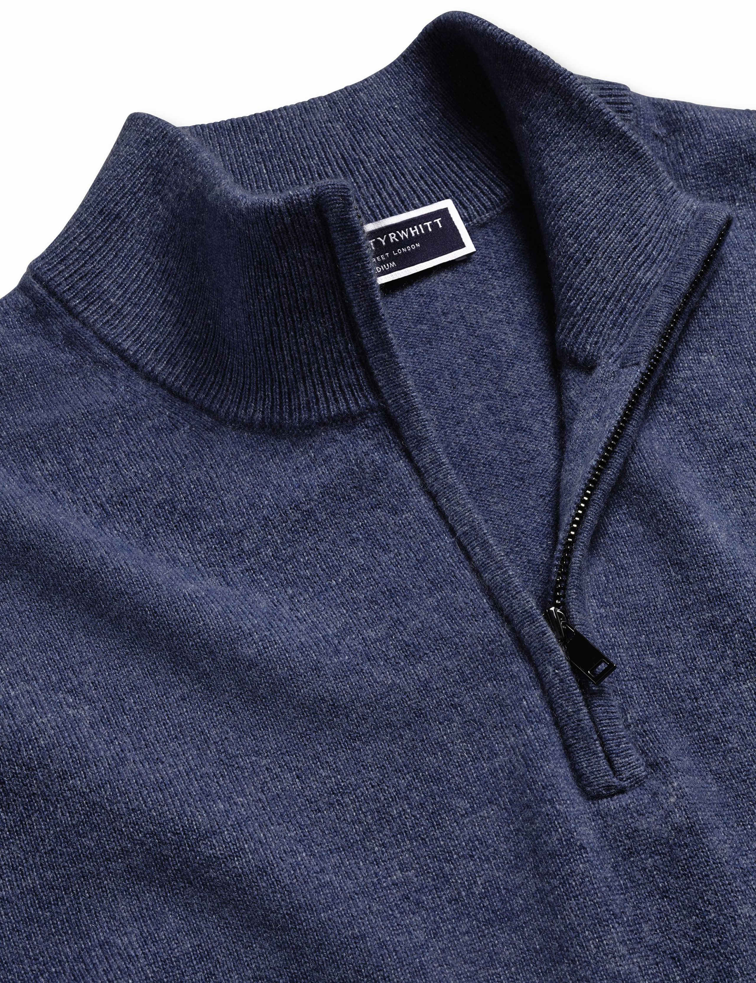 Pure Cashmere Half Zip Jumper 4 of 5