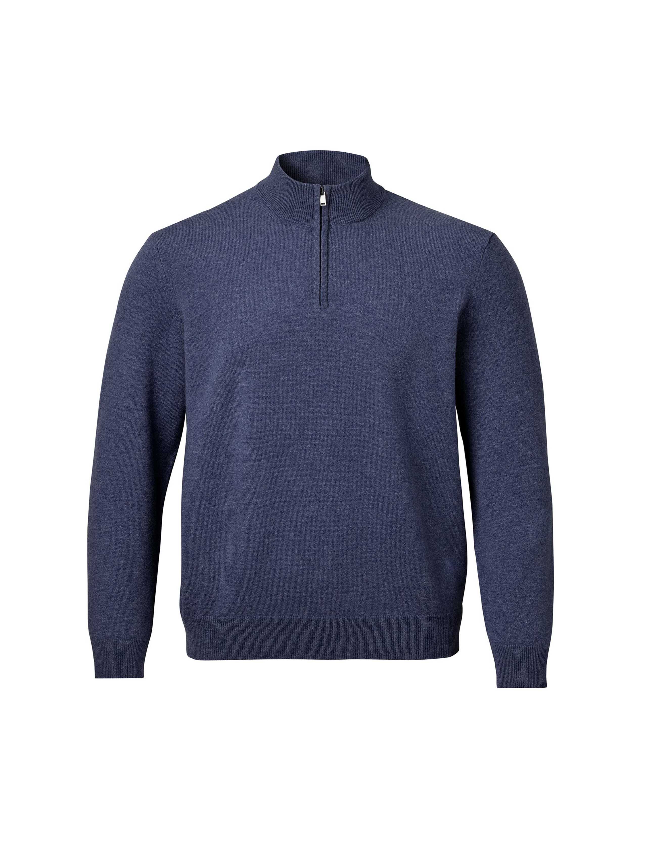 Pure Cashmere Half Zip Jumper 2 of 5