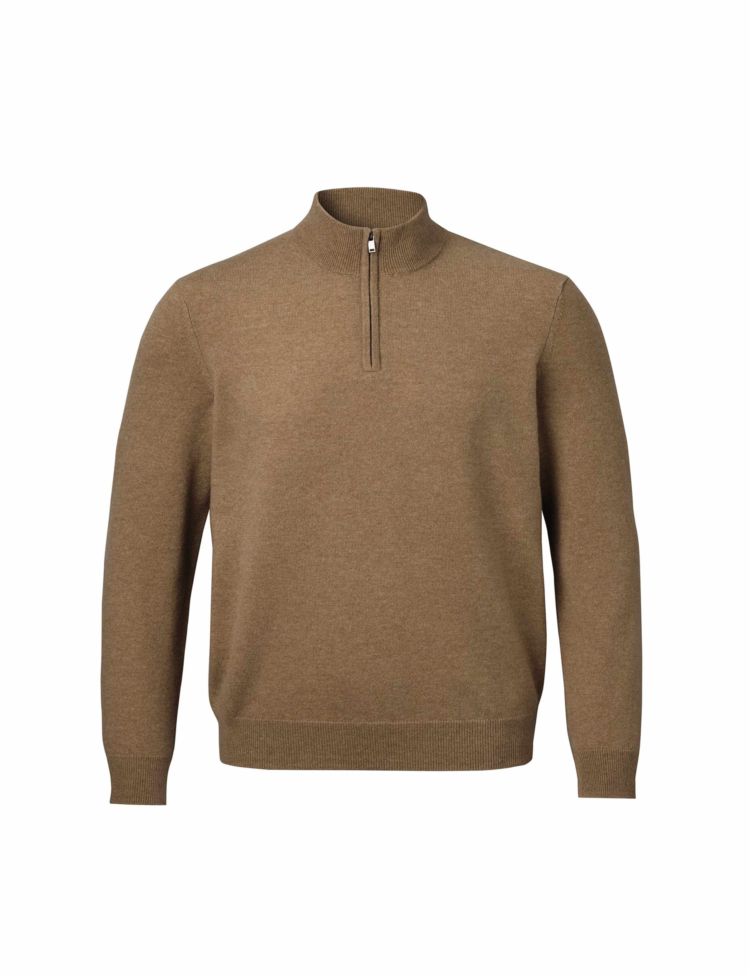 Pure Cashmere Half Zip Jumper 2 of 5