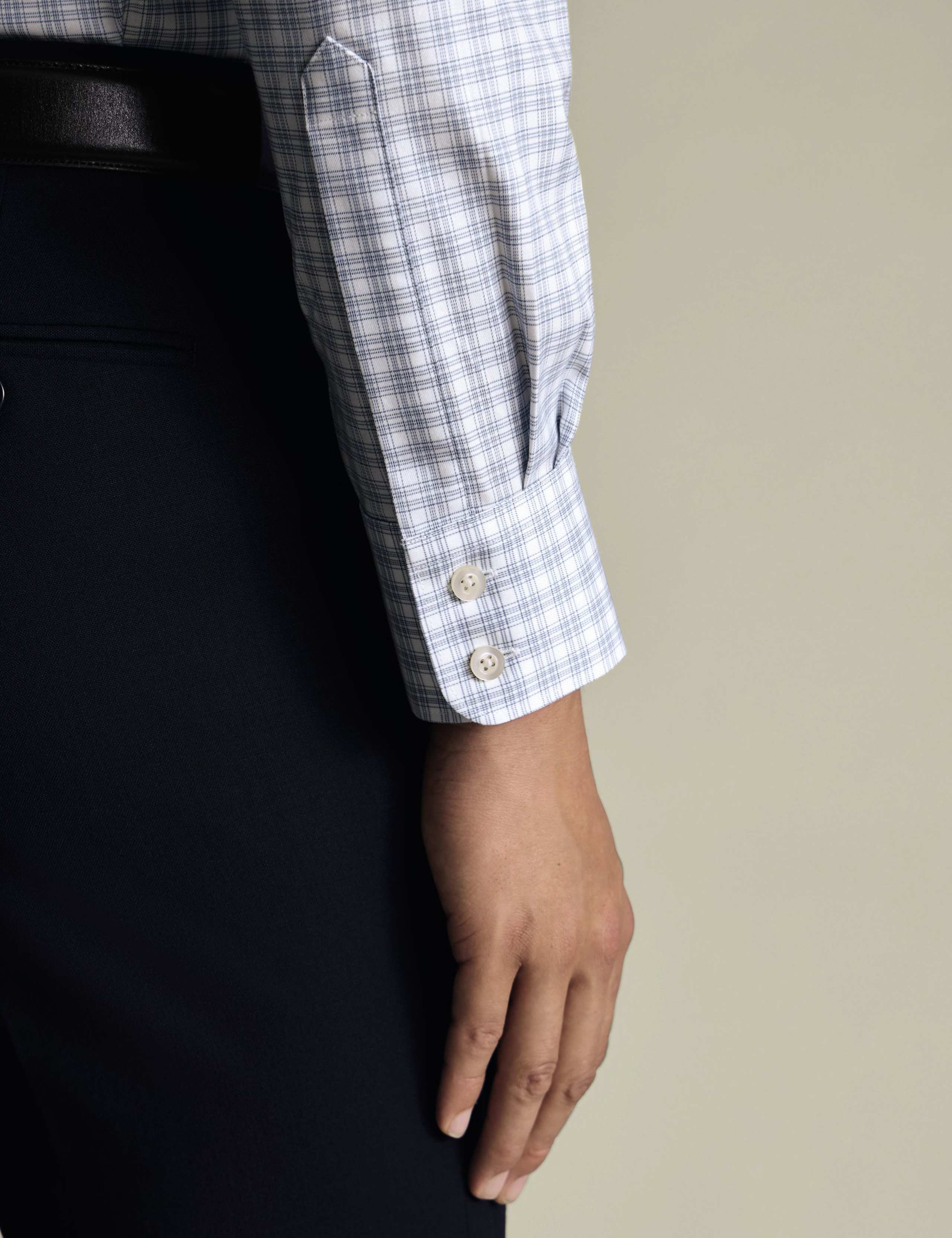 Slim Fit Pure Cotton Check Shirt 8 of 8