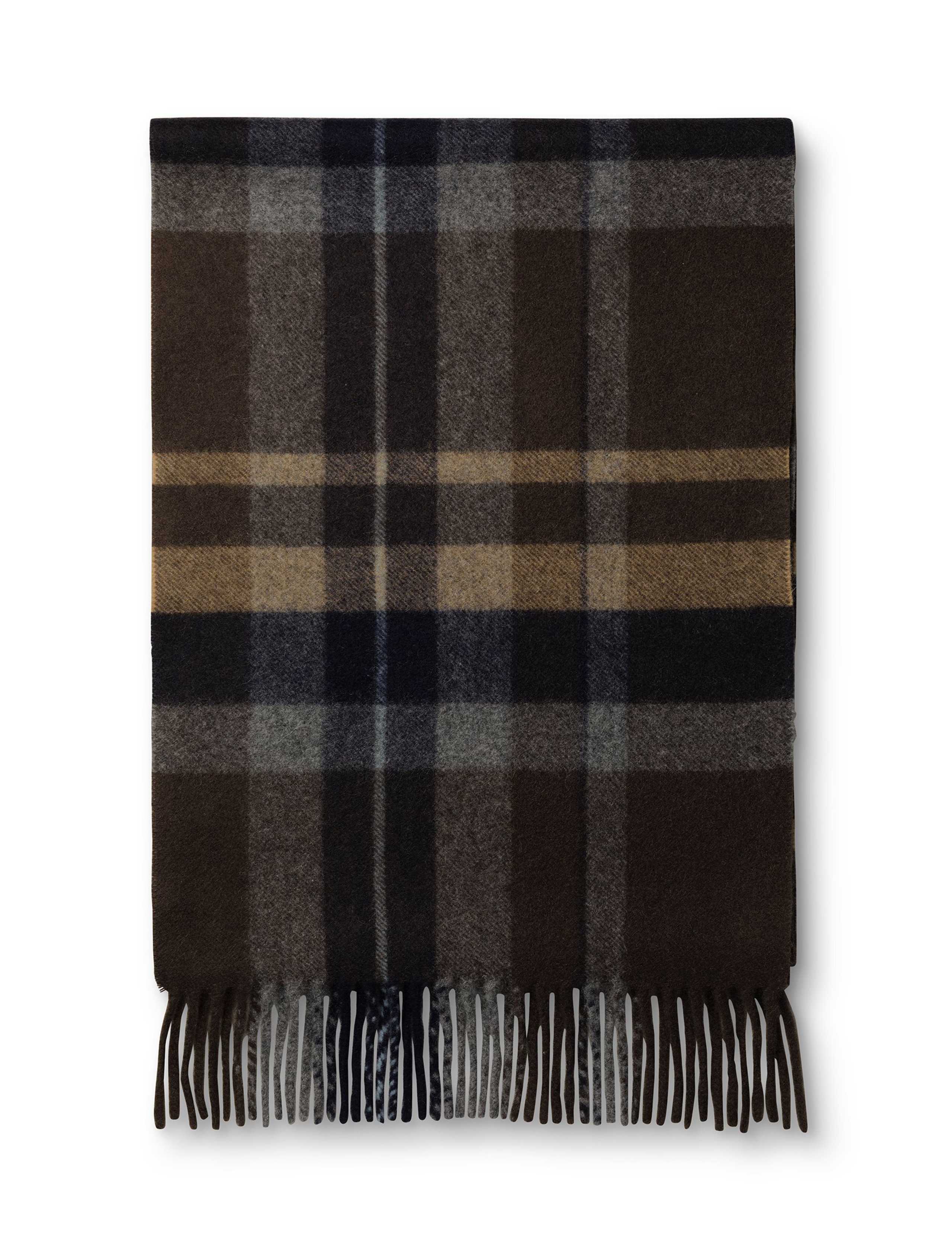 Pure Cashmere Plaid Checked Scarf 3 of 3