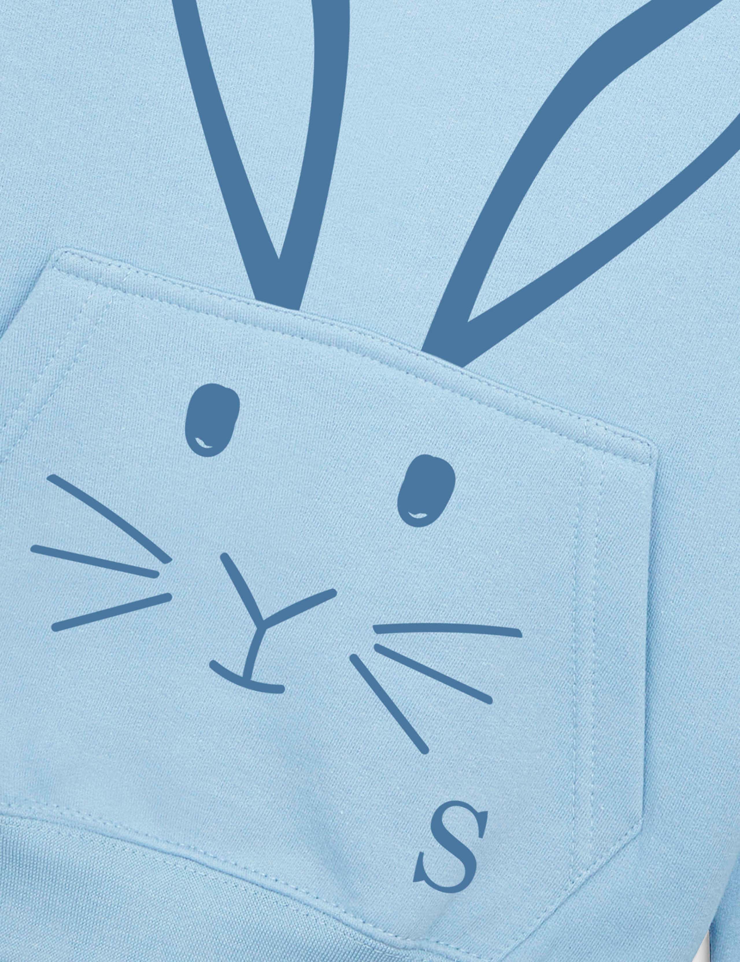 Personalised Bunny Hoodie (5-11 Yrs) 2 of 3