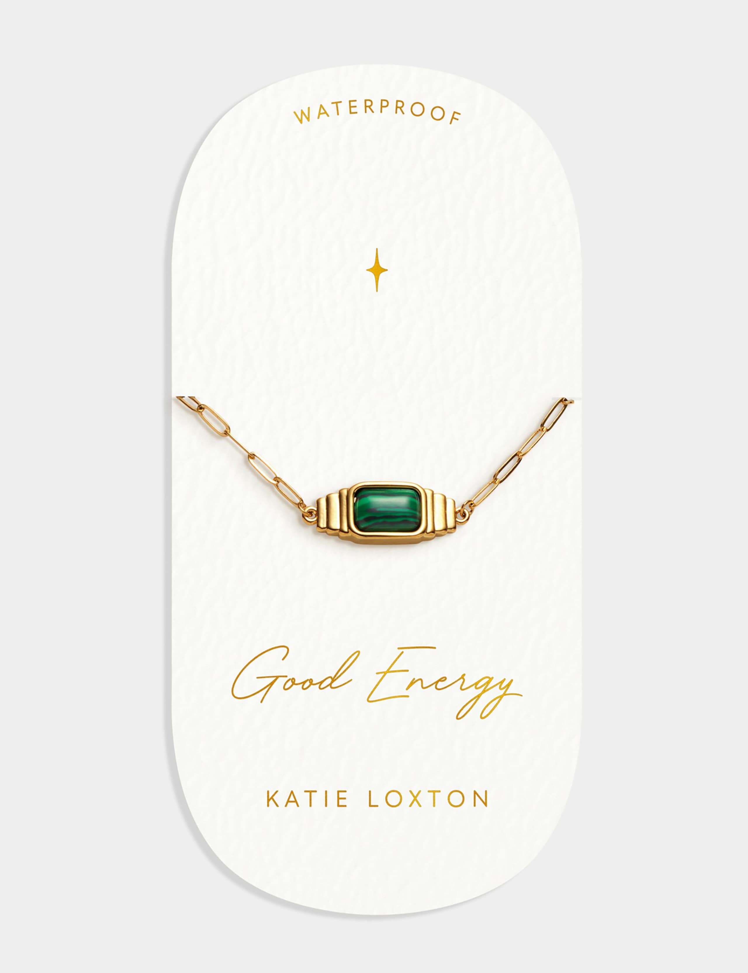 Gold Coated Good Energy Waterproof Bracelet 1 of 6