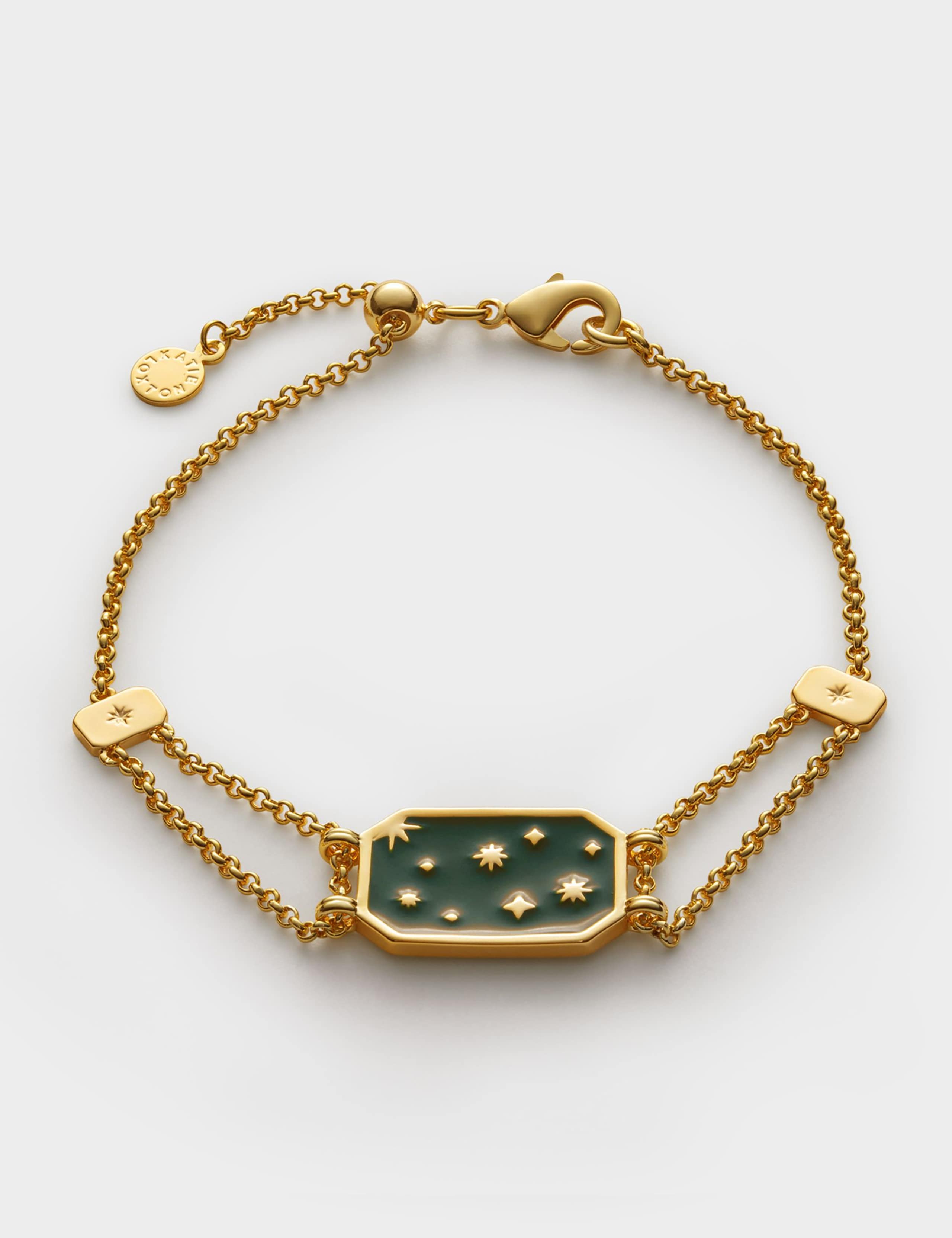 Gold Coated Night Sky Waterproof Bracelet 3 of 5