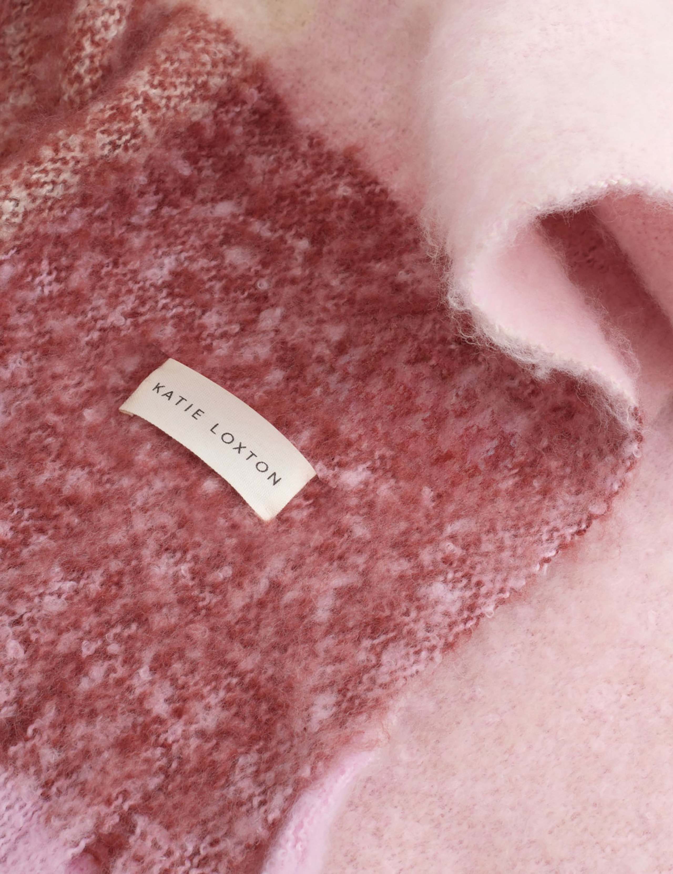 Brushed Checked Tassel Scarf 6 of 6