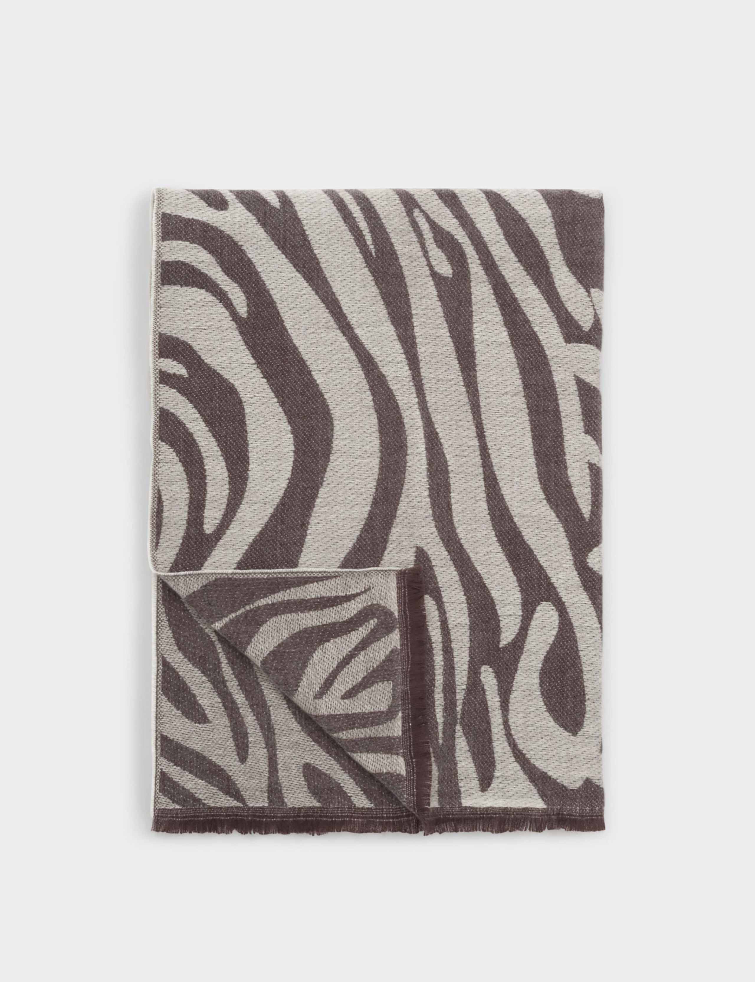 Animal Print Blanket Scarf 2 of 5