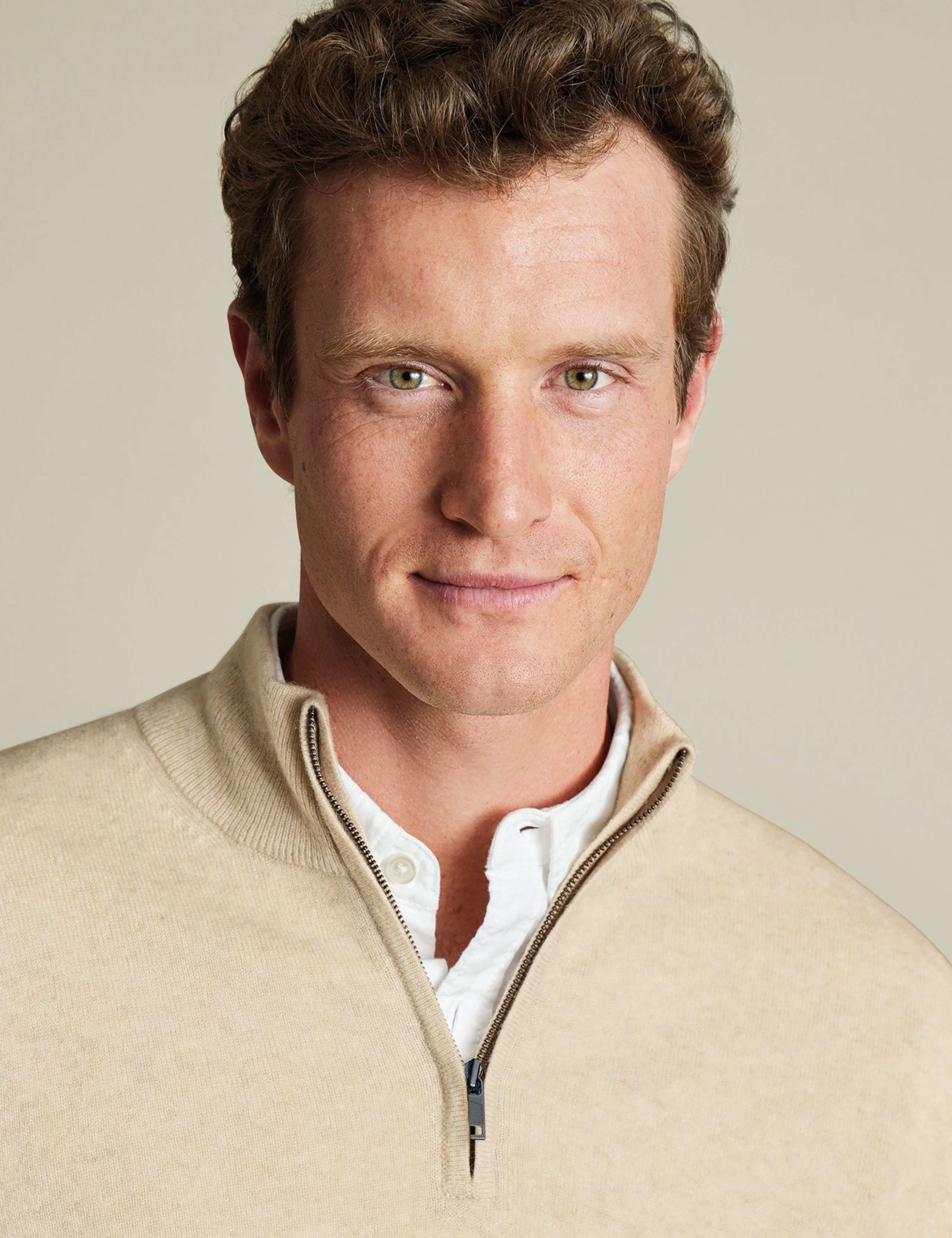 Pure Cashmere Half Zip Jumper 2 of 5